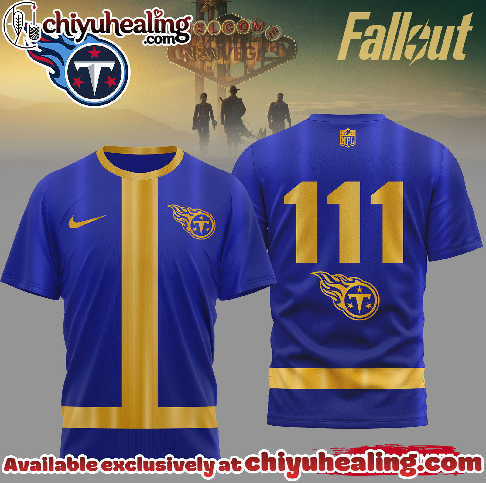 Tennessee Titans Premium NFL Fallout 3D Shirt, Hoodie, Sweatshirt