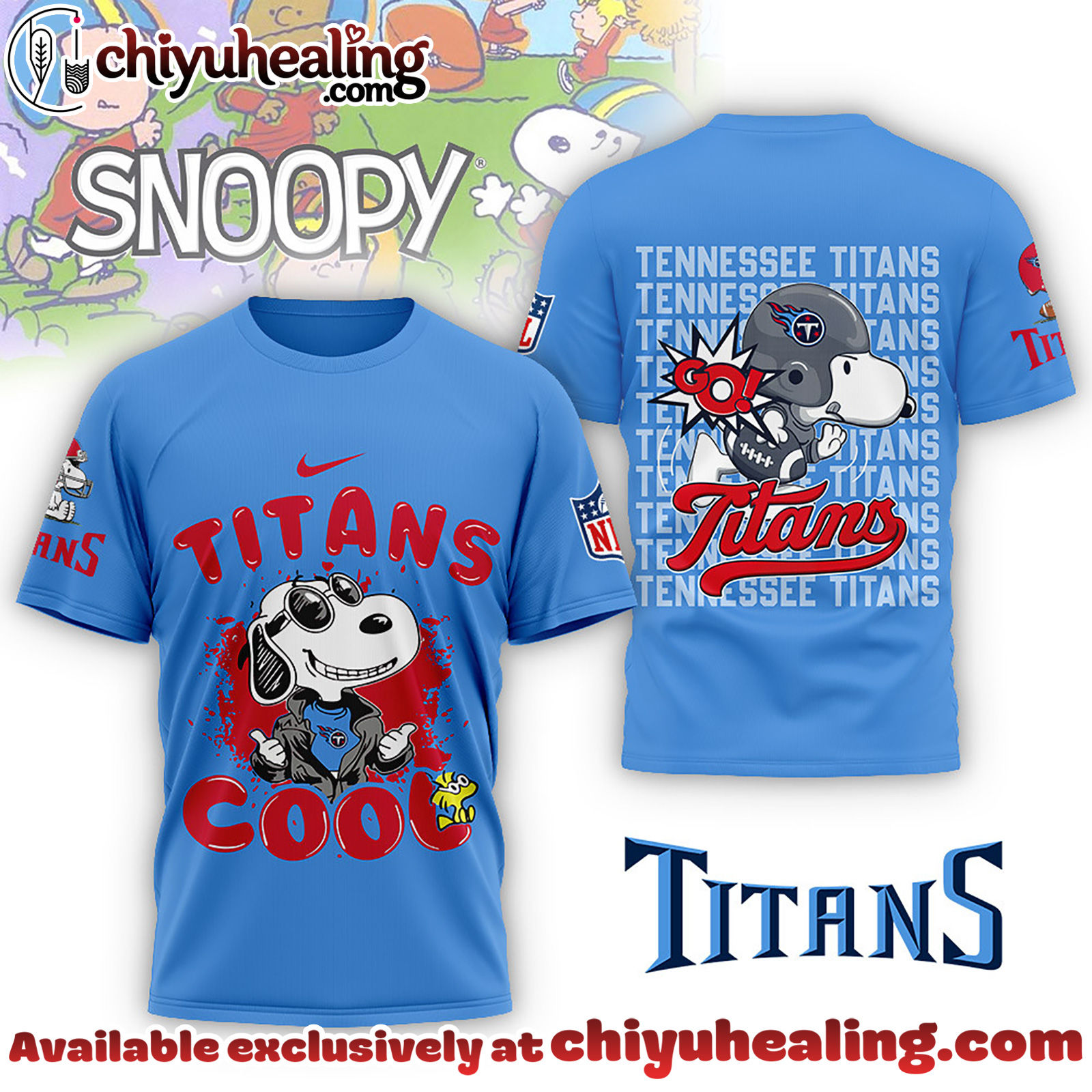 Tennessee Titans Premium NFL Snoopy Cool Shirt, Hoodie, Sweatshirt, All Team NFL