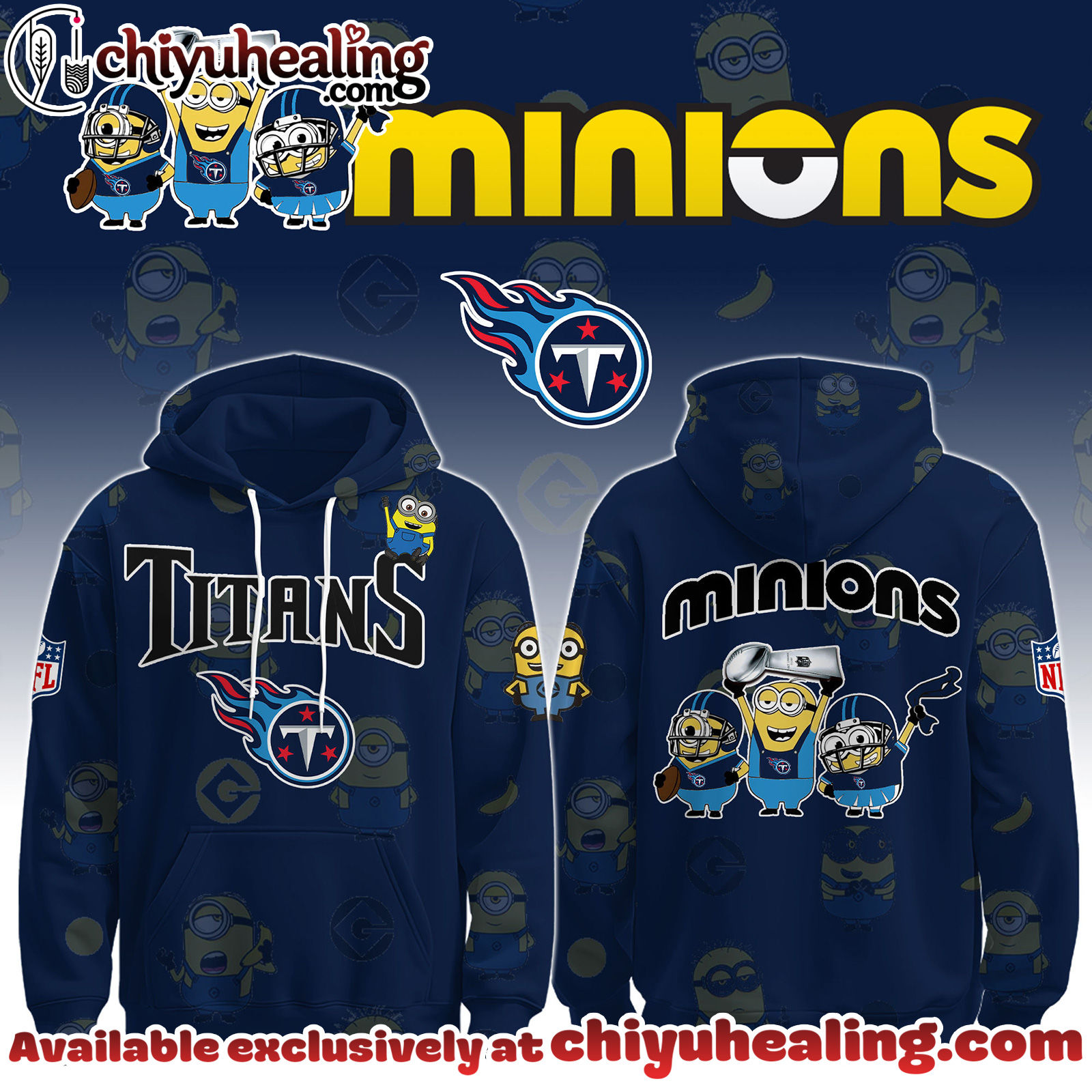 Tennessee Titans x Minions Limited Edition - Selling Out Fast Hoodie, Sweatshirt, T-shirt