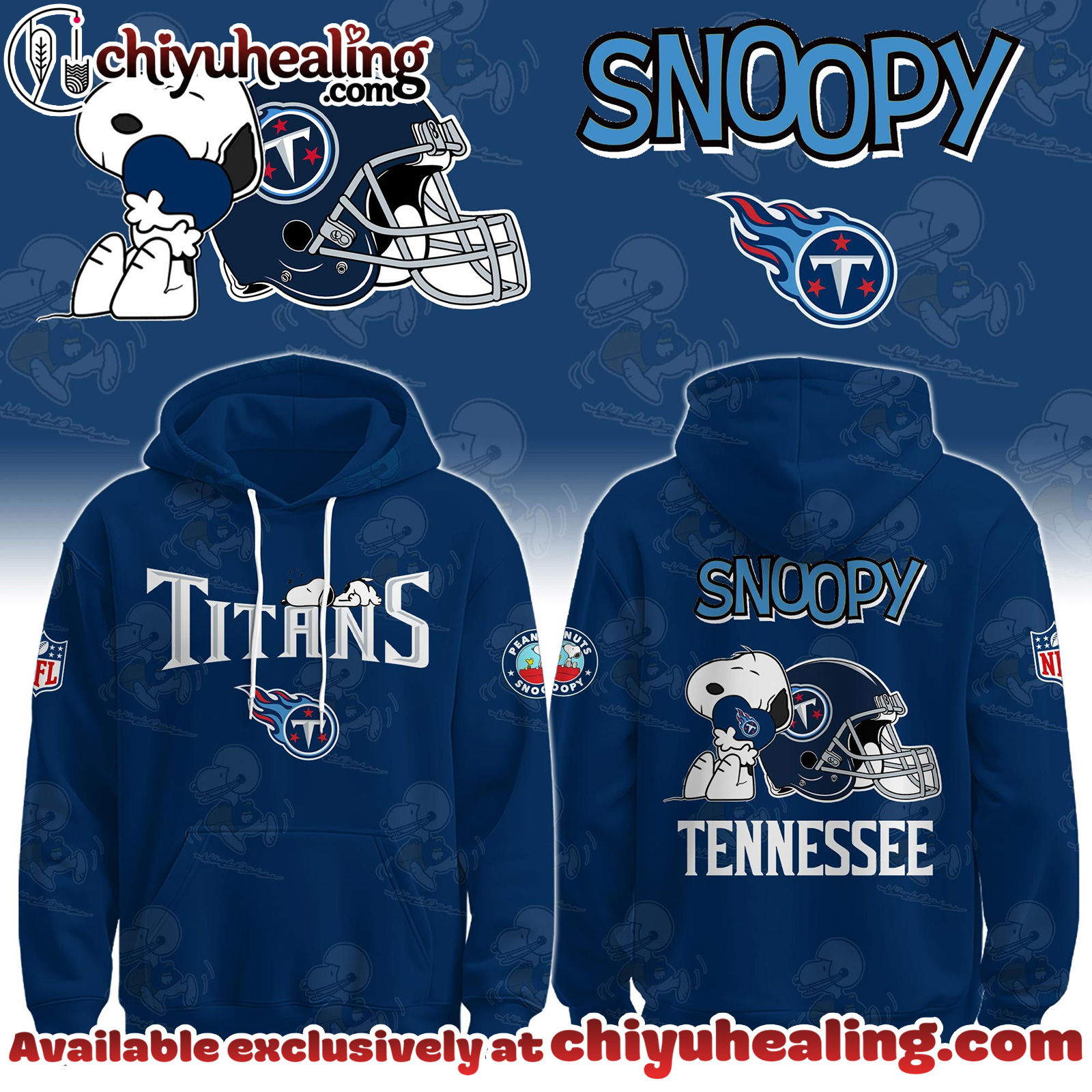 Tennessee Titans x Snoopy Hoodie, Sweatshirt, T-shirt Limited Edition - Selling Out Fast