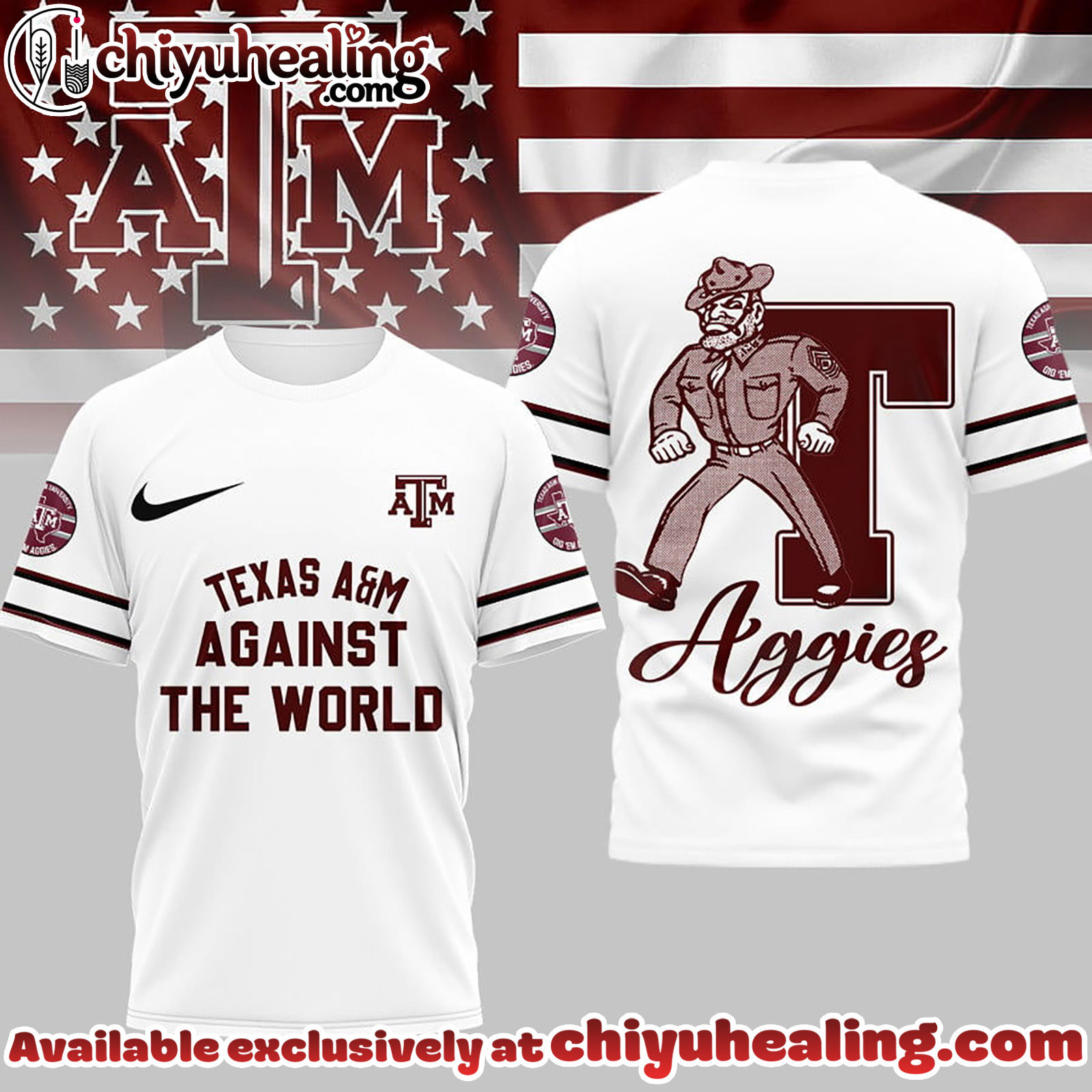 Texas AM Aggies Premium NCAA My Team Against The World T-Shirt, Hoodie, Sweatshirt
