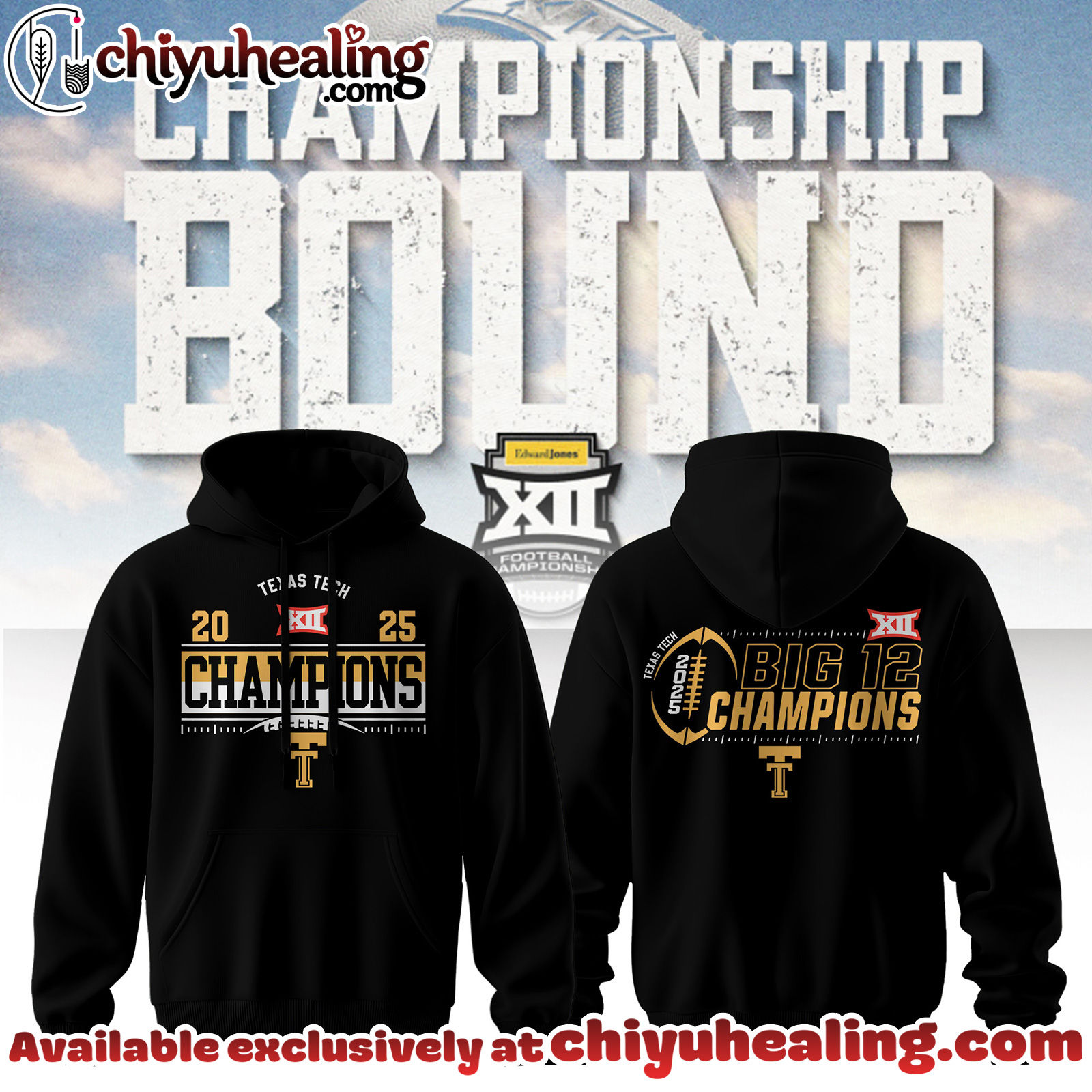 Texas Tech - 2025 Big 12 Champions Hoodie Hoodie, Sweatshirt, Shirt - Ver 2