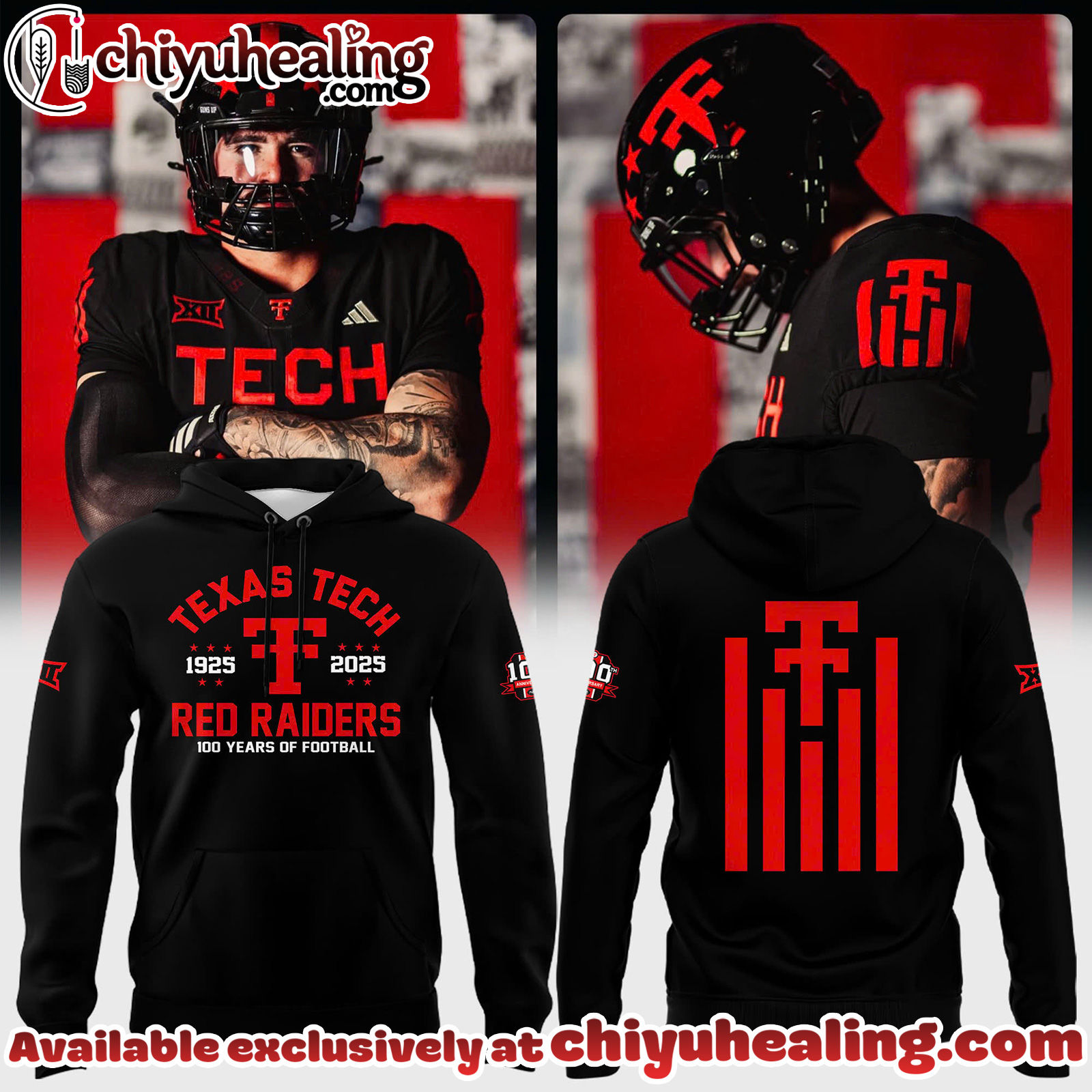 Texas Tech Red Raiders 100th Anniversary Limited Edition Hoodie, Sweatshirt, Shirt - Ver 3