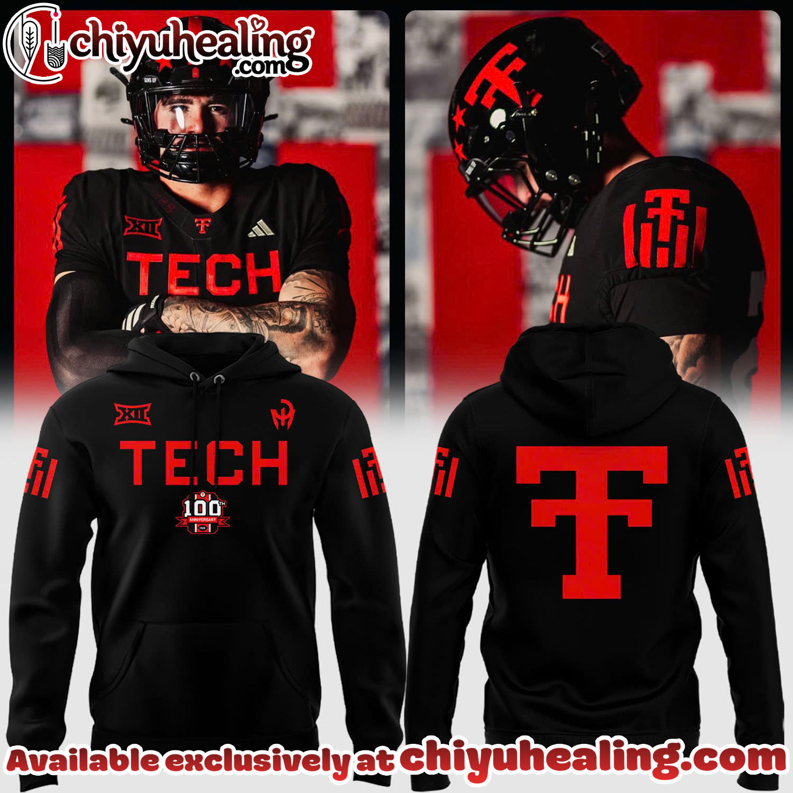 Texas Tech Red Raiders 100th Anniversary Limited Edition Hoodie, Sweatshirt, Shirt - Ver 2