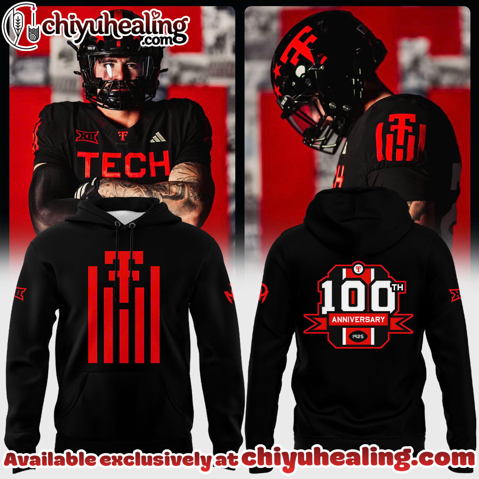 Texas Tech Red Raiders 100th Anniversary Limited Edition Hoodie, Sweatshirt, Shirt - Ver 4