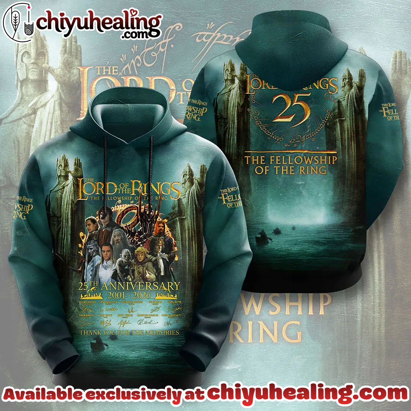 The Lord of the Rings 25th Anniversary 2026 3D T-Shirt, Hoodie, Sweatshirt The Lord of the Rings 25th Anniversary 2026 3D T-Shirt, Hoodie, Sweatshirt