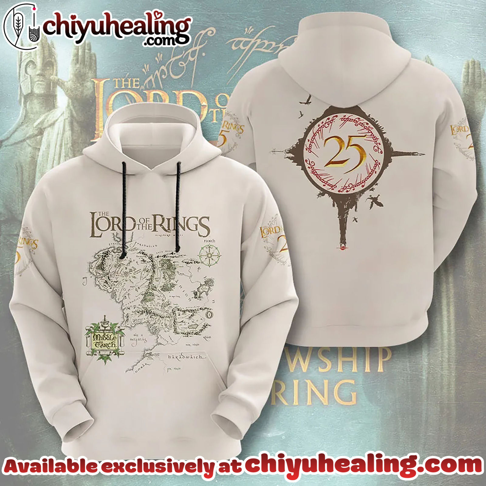 The Lord of the Rings 25th Anniversary 2026 3D T-Shirt, Hoodie, Sweatshirt - Ver 2 The Lord of the Rings 25th Anniversary 2026 3D T-Shirt, Hoodie, Sweatshirt - Ver 2