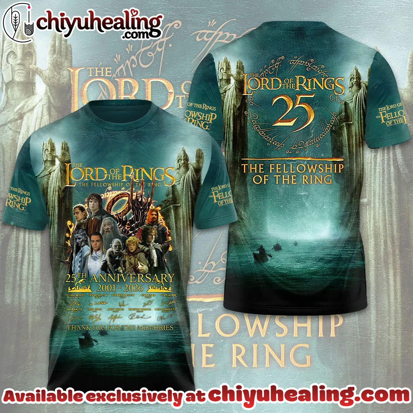 The Lord of the Rings 25th Anniversary 2026 3D T-Shirt, Hoodie, Sweatshirt
