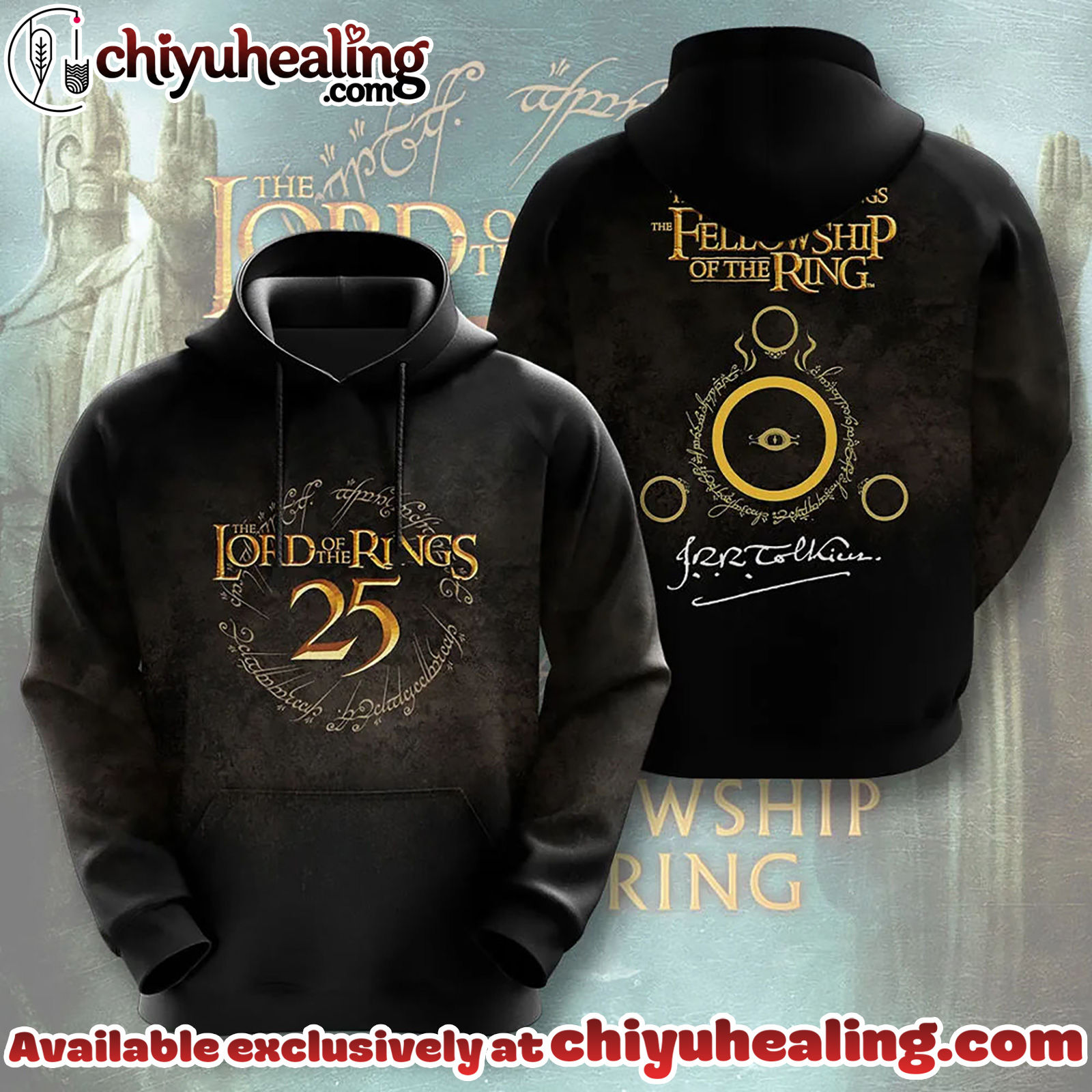 The Lord of the Rings 25th Anniversary 2026 3D T-Shirt, Hoodie, Sweatshirt - Ver 3