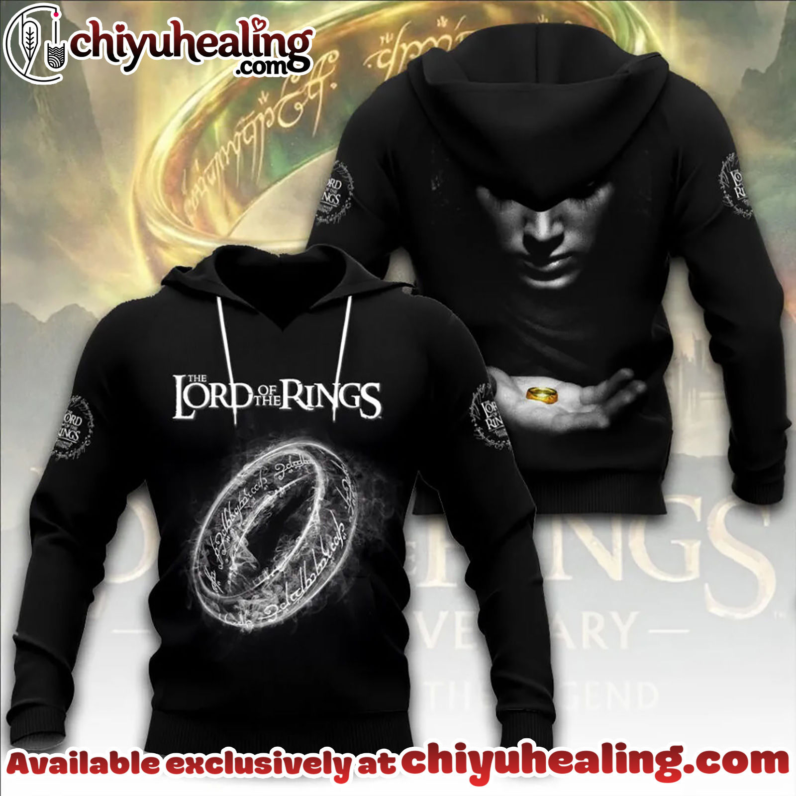The Lord of the Rings 25th Anniversary 3D Apparel Tshirt, Sweatshirt, Hoodie - Ver 21 The Lord of the Rings 25th Anniversary 3D Apparel Tshirt, Sweatshirt, Hoodie - Ver 21