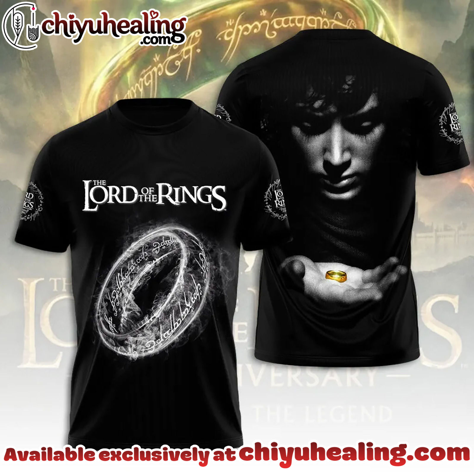 The Lord of the Rings 25th Anniversary 3D Apparel Tshirt, Sweatshirt, Hoodie - Ver 21