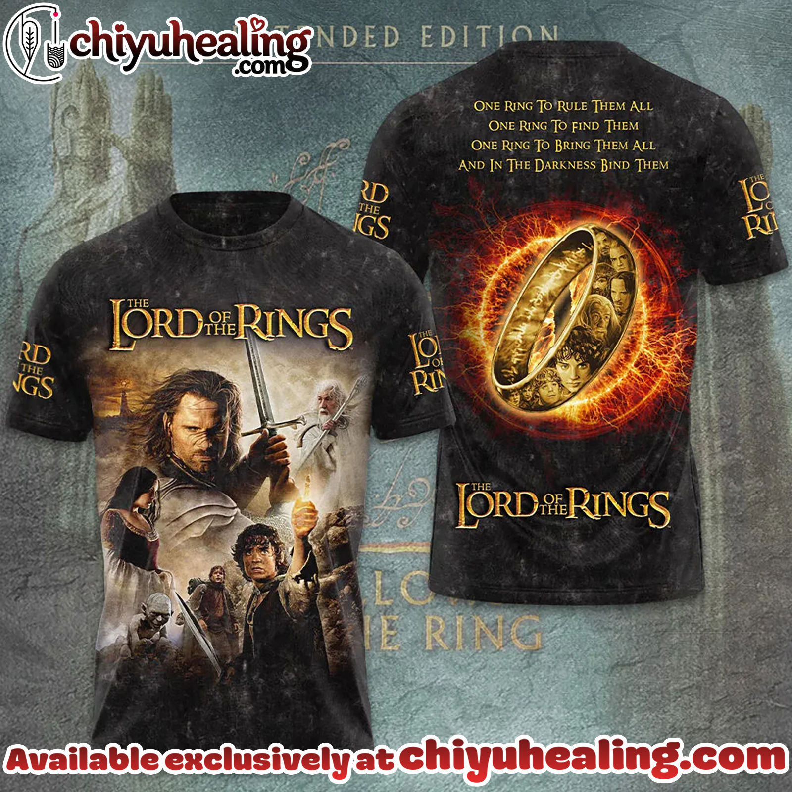 The Lord of the Rings 25th Anniversary 3D Apparel Tshirt, Sweatshirt, Hoodie - Ver 27