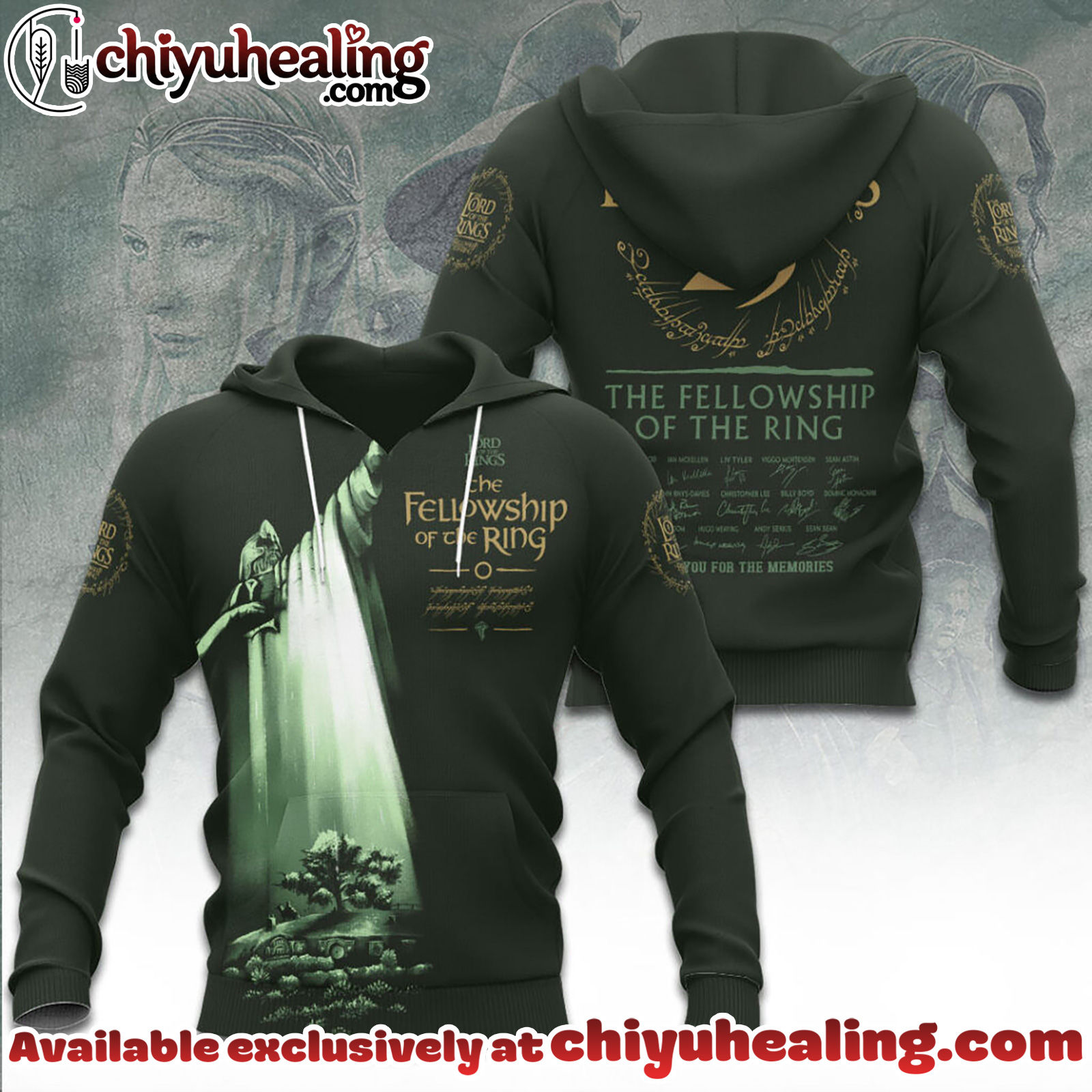 The Lord of the Rings 25th Anniversary 3D Apparel Tshirt, Sweatshirt, Hoodie - Ver 9 The Lord of the Rings 25th Anniversary 3D Apparel Tshirt, Sweatshirt, Hoodie - Ver 9