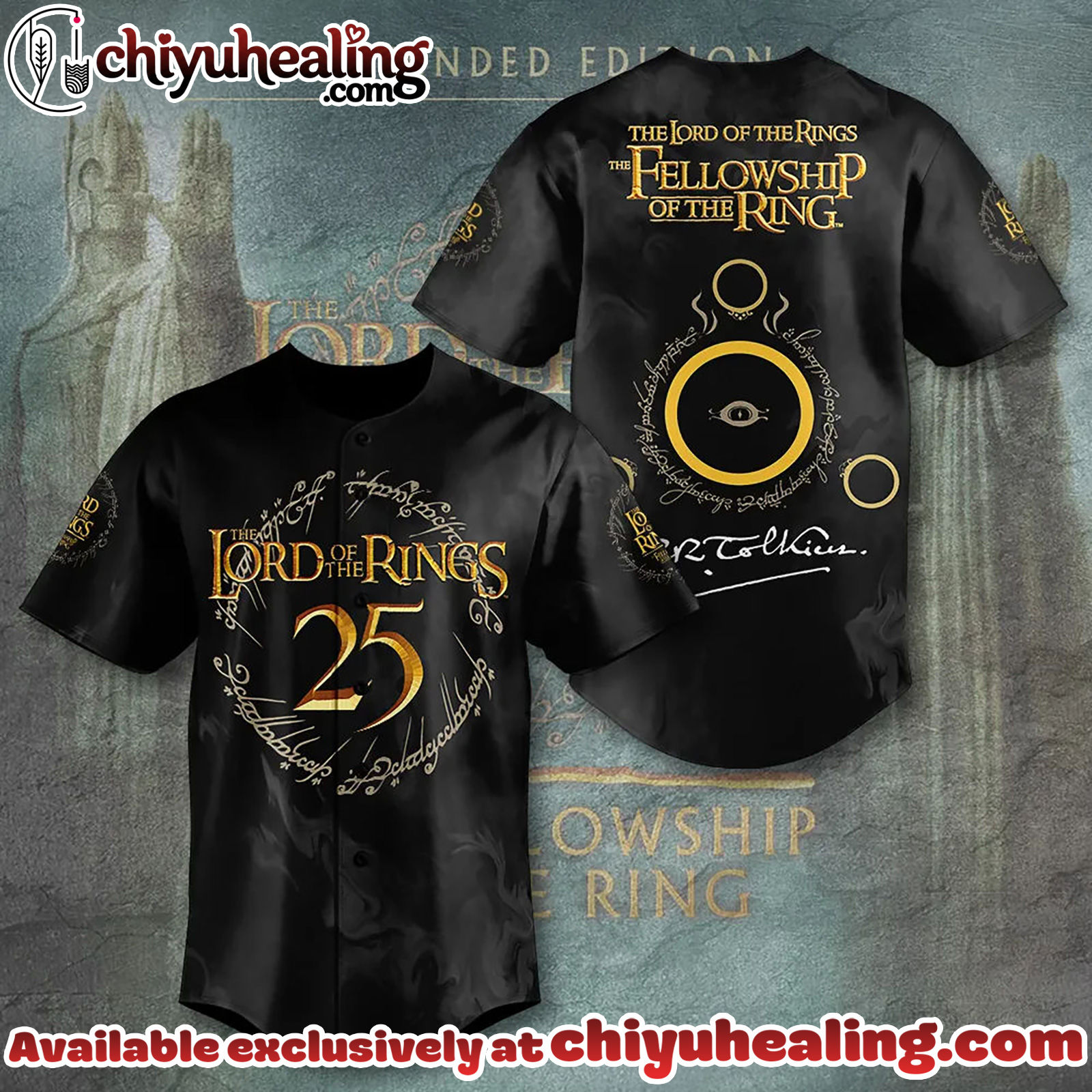 The Lord Of The Rings 25th Anniversary Baseball Jersey
