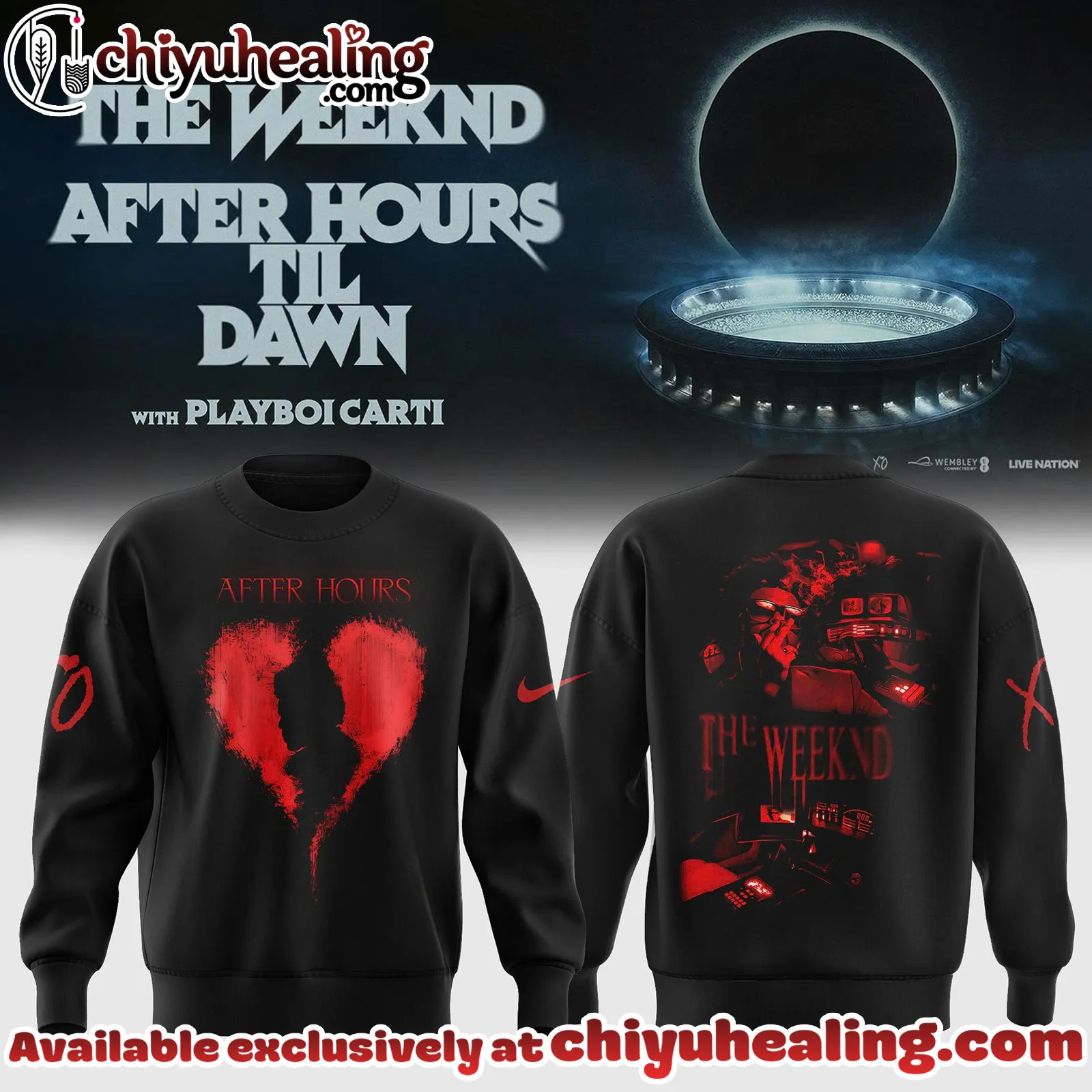 The Weeknd After Hours Til Dawn Tour 2026 Collection - Ver 6