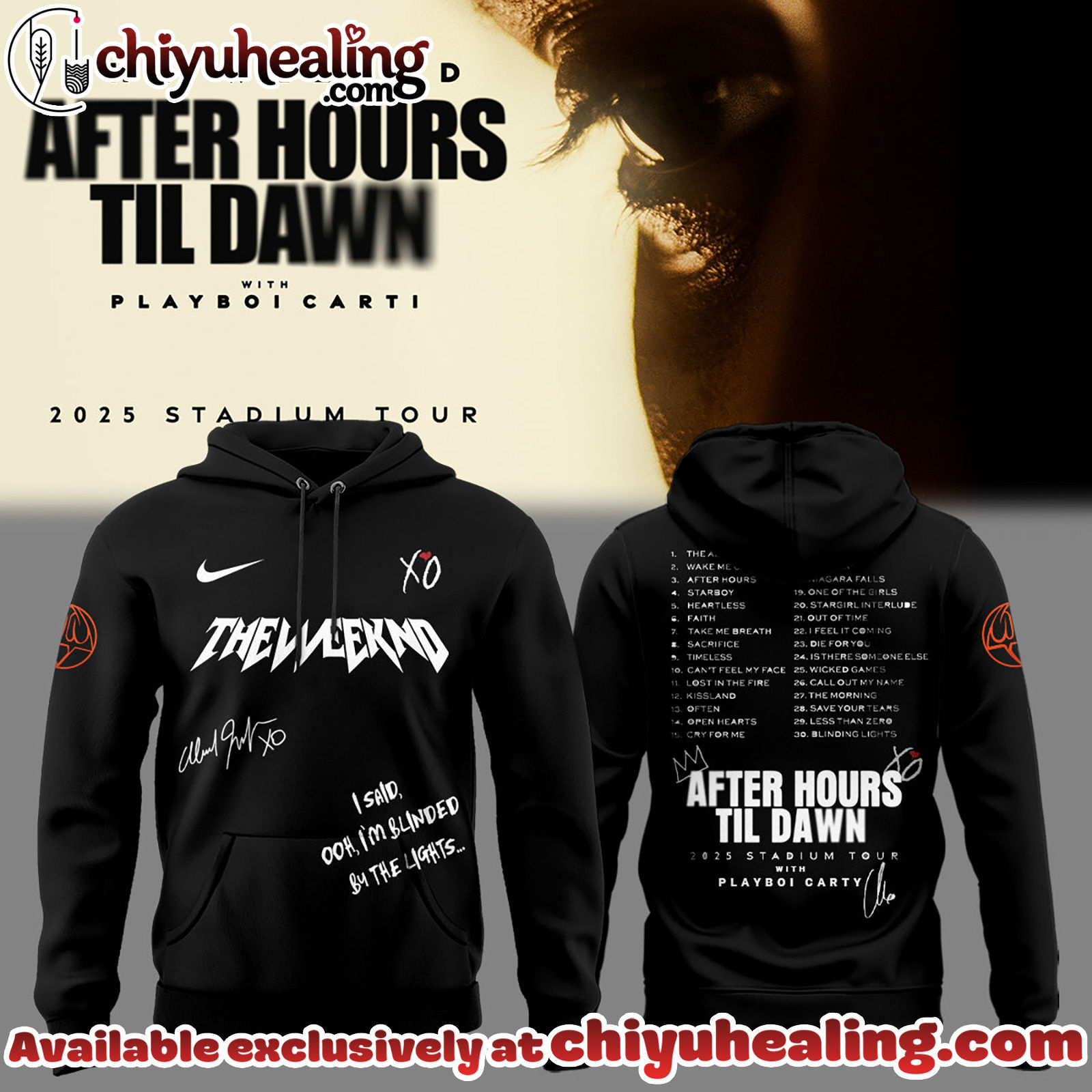 The Weeknd After Hours Till Dawn Tour Hoodie, T-shirt, Sweatshirt