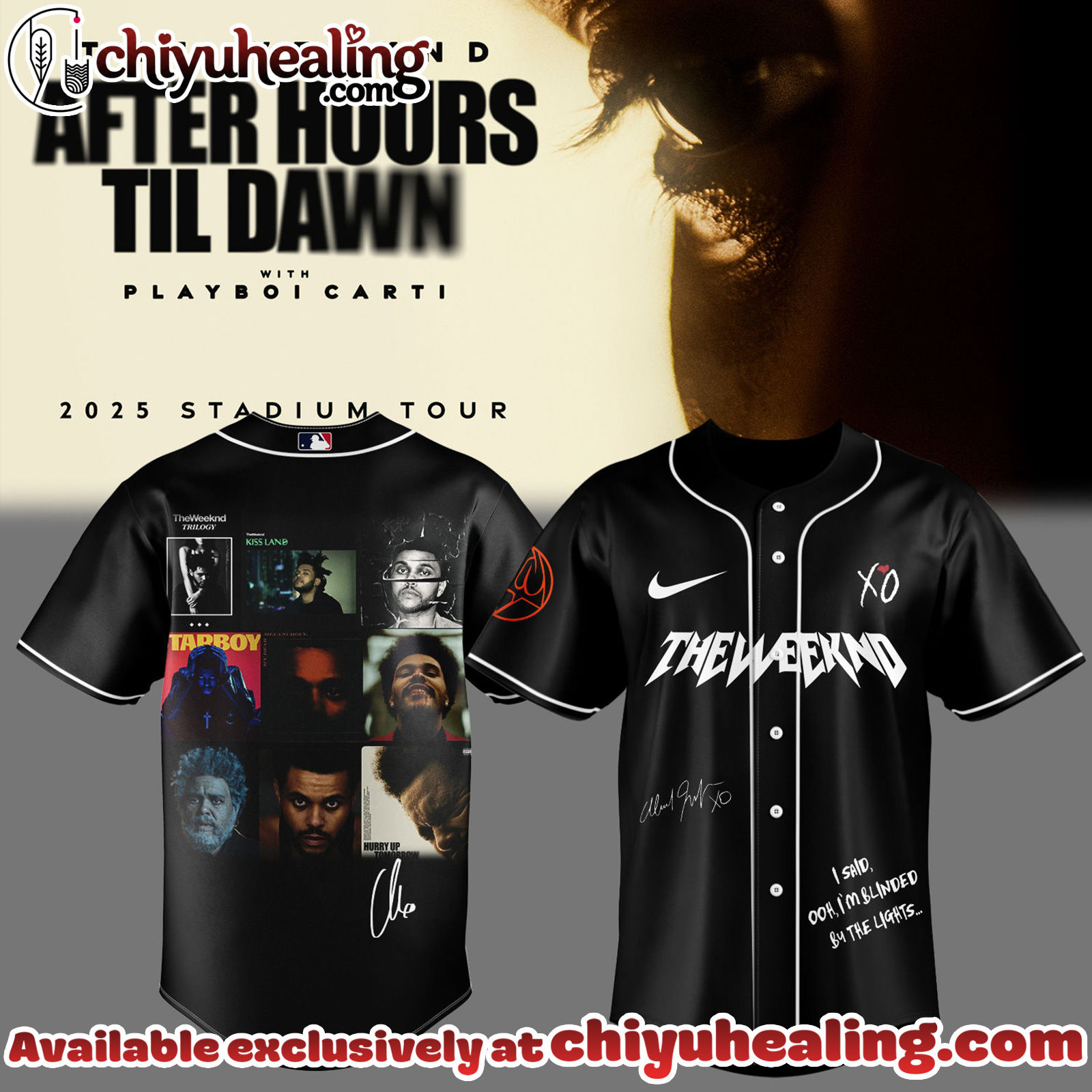 The Weeknd After Hours Till Dawn Tour Jersey - Ver 2