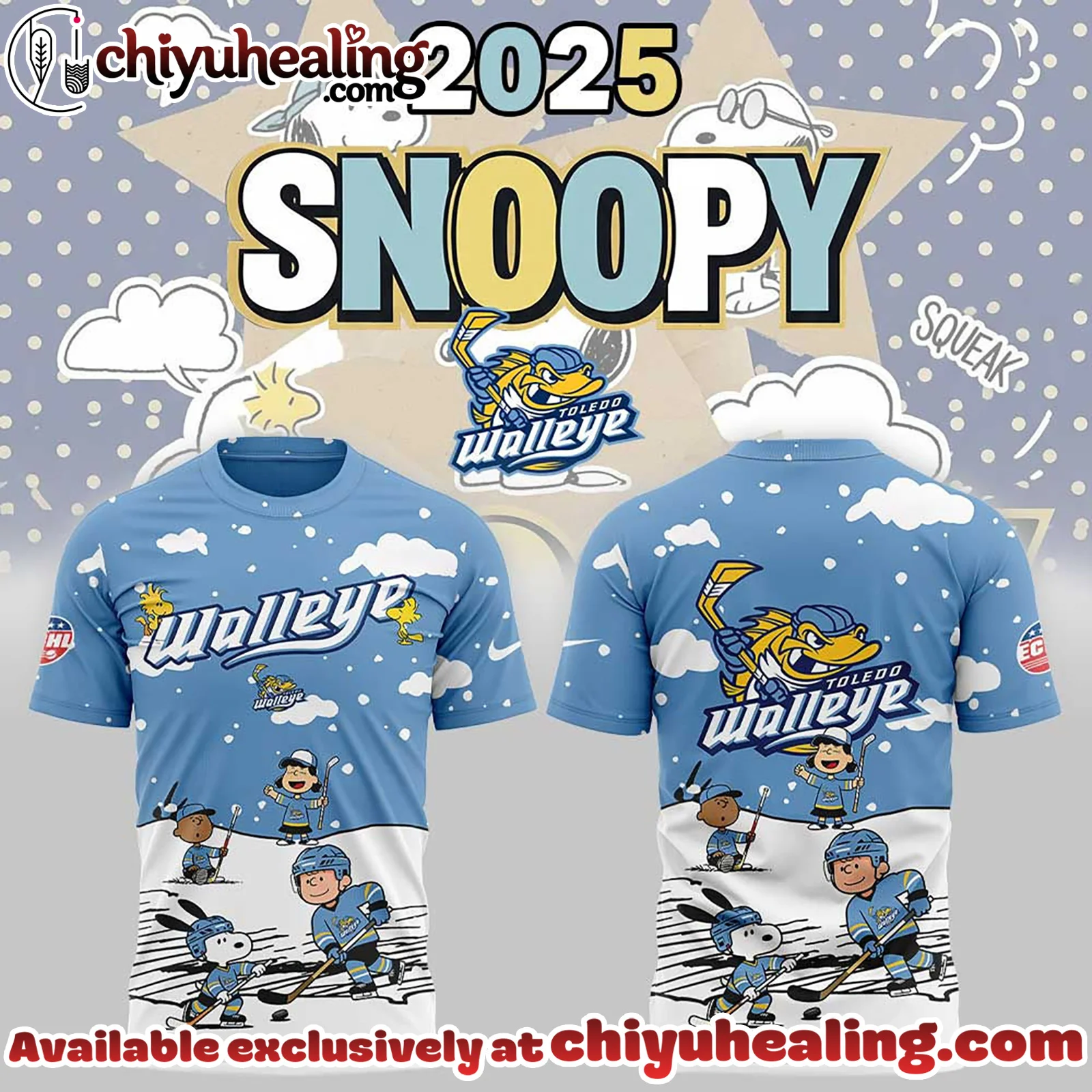 Toledo Walleye Snoopy and Friends Shirt, All Team NHL Shirt, Hoodie, Sweatshirt