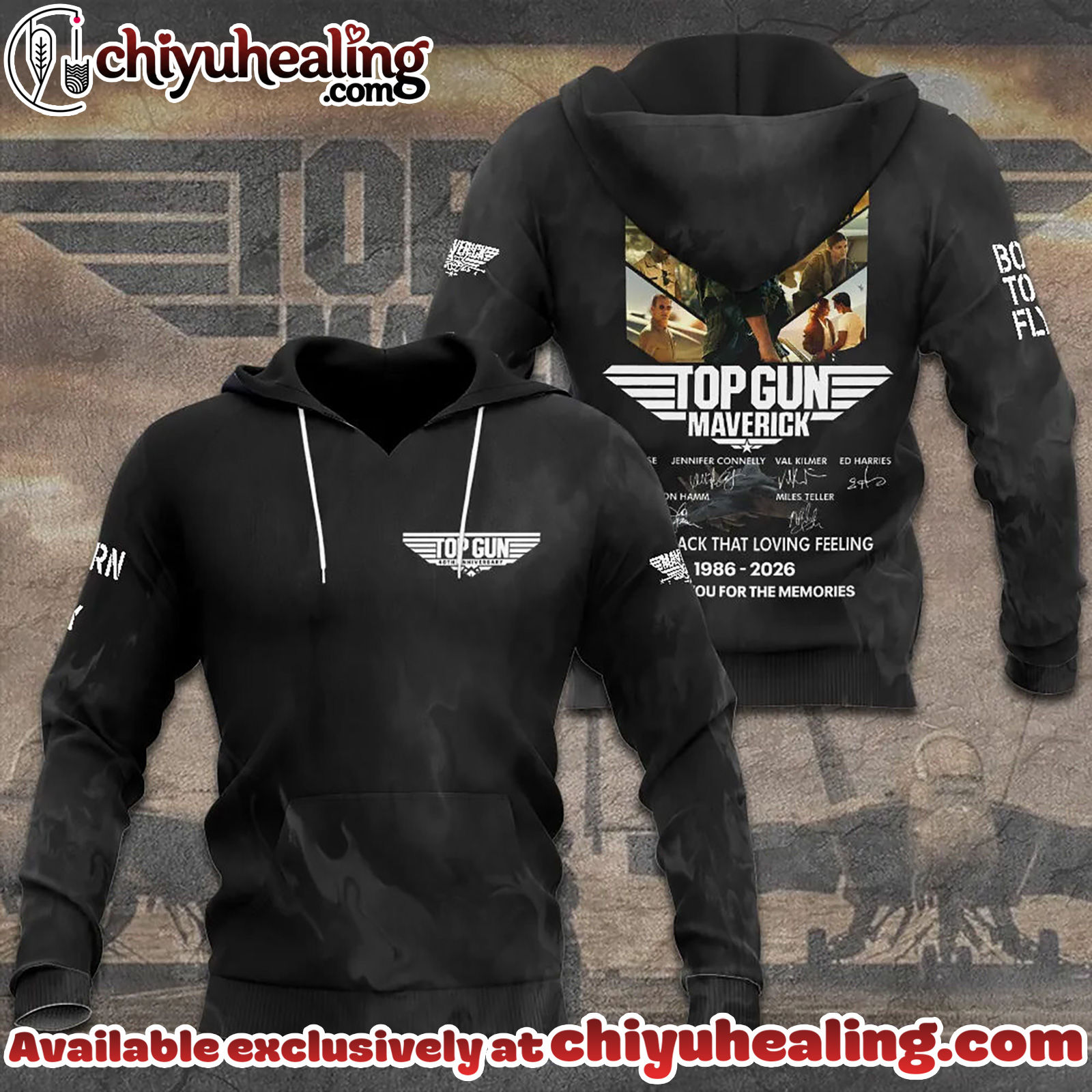 Top Gun 40th Anniversary 2026 3D Apparel Hoodie, Tshirt, Sweatshirt - Ver 6 Top Gun 40th Anniversary 2026 3D Apparel Hoodie, Tshirt, Sweatshirt - Ver 6
