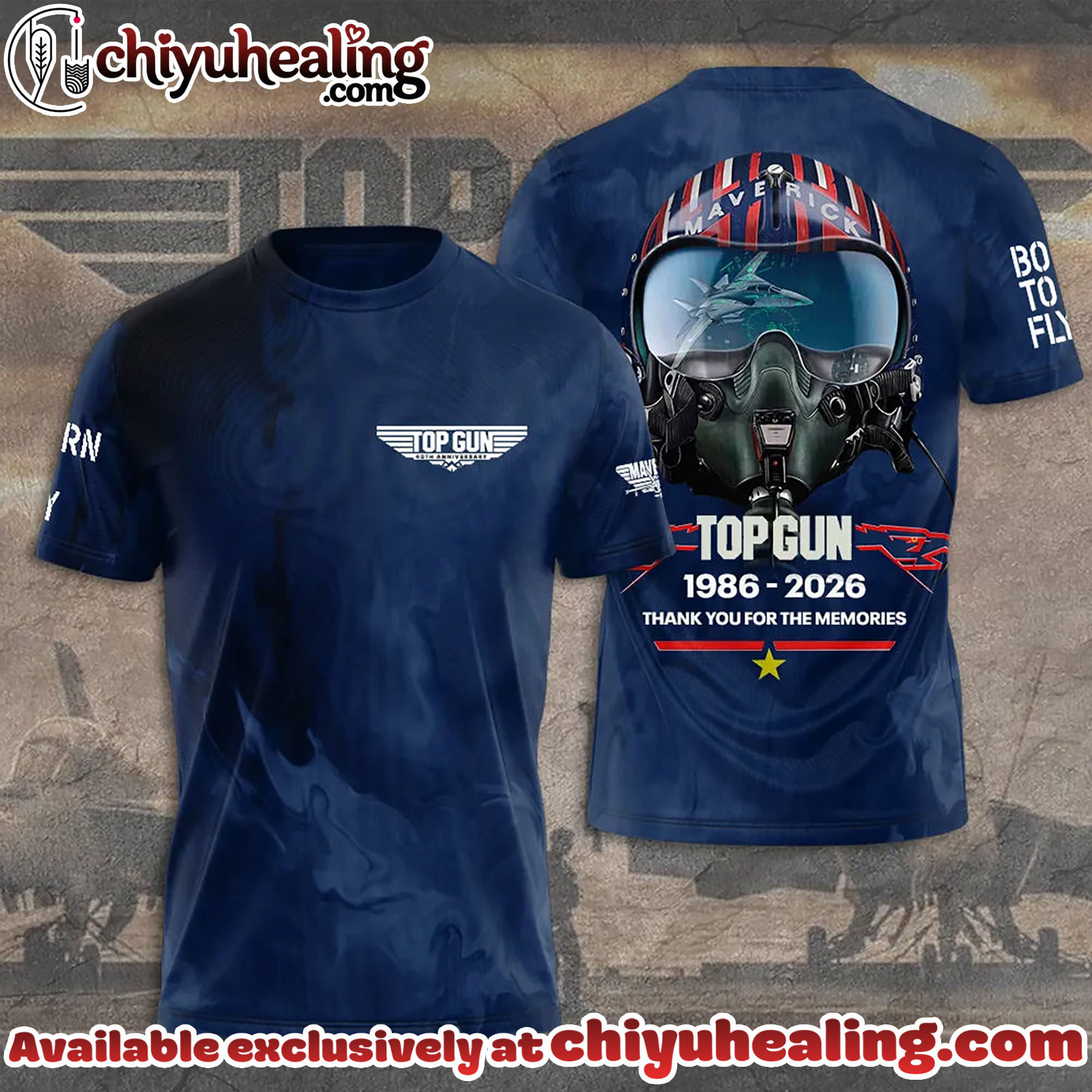 Top Gun 40th Anniversary 2026 3D Apparel Hoodie, Tshirt, Sweatshirt - Ver 4