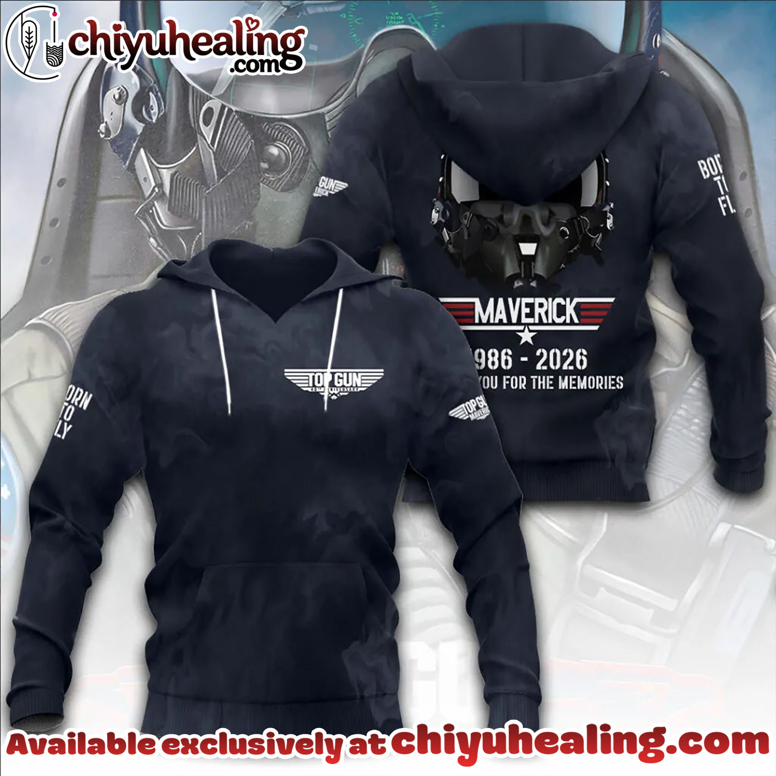 Top Gun 40th Anniversary 2026 3D Apparel Hoodie, Tshirt, Sweatshirt - Ver 5 Top Gun 40th Anniversary 2026 3D Apparel Hoodie, Tshirt, Sweatshirt - Ver 5