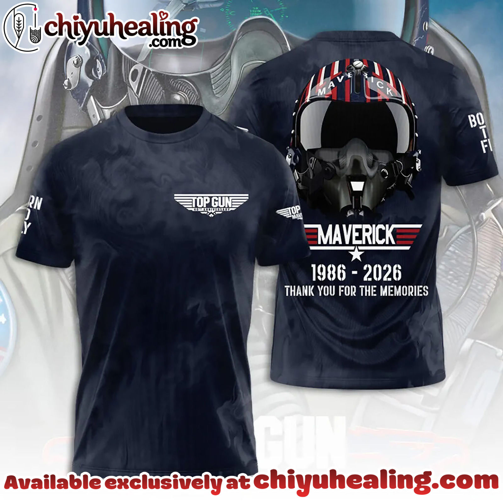 Top Gun 40th Anniversary 2026 3D Apparel Hoodie, Tshirt, Sweatshirt - Ver 5