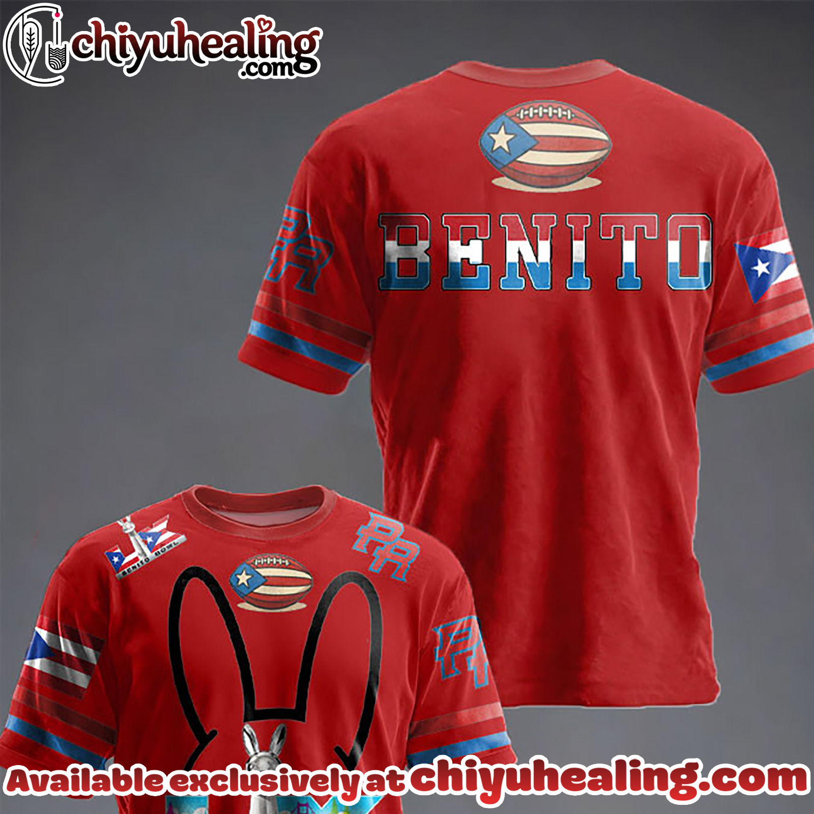 Unisex Bunny Football Music Lover Printed Tshirt, Hoodie, Sweatshirt - Ver 6