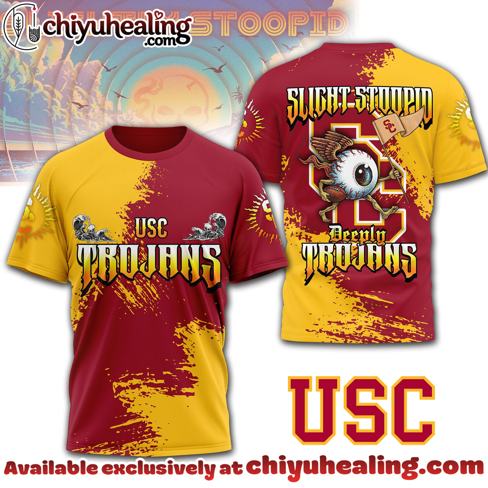 USC Trojans Premium NCAA Slightly Stoopid 3D T-shirt, Hoodie, Sweatshirt, All Team NCAA