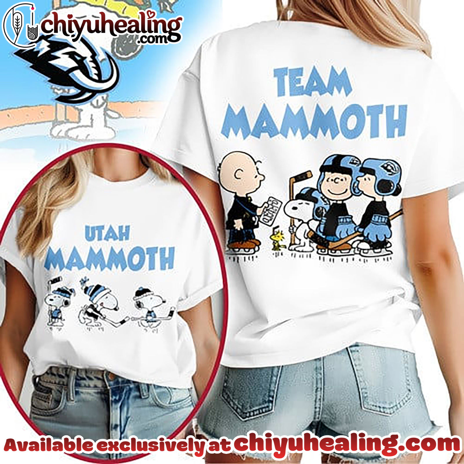 Utah Mammoth Premium NHL Peanut Hockey T-shirt