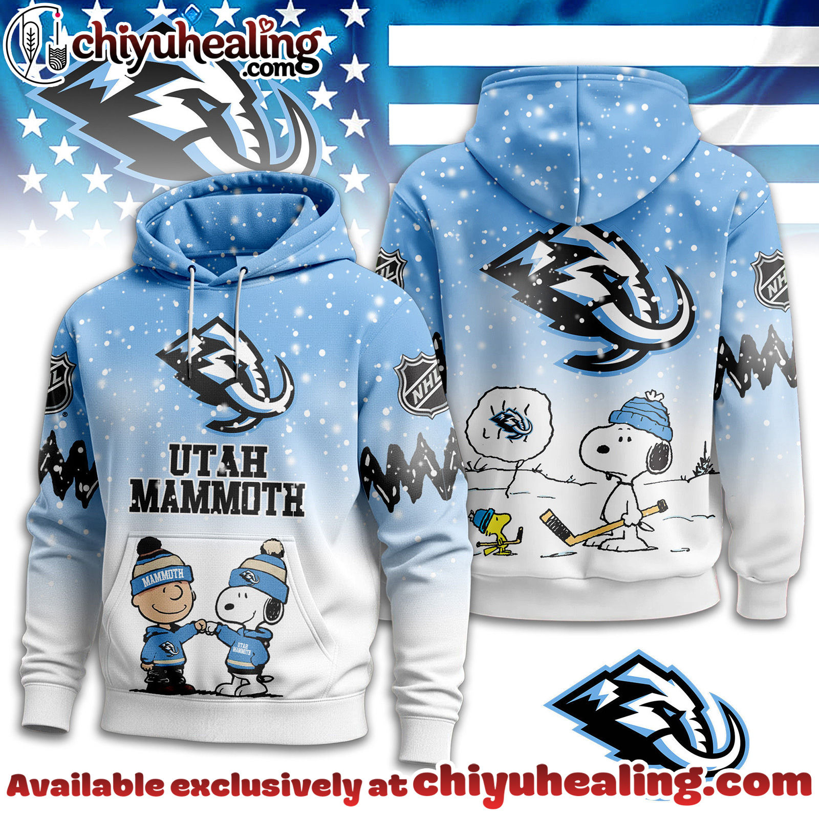 Utah Mammoth Premium NHL Peanuts Hoodie, Tshirt, Sweatshirt