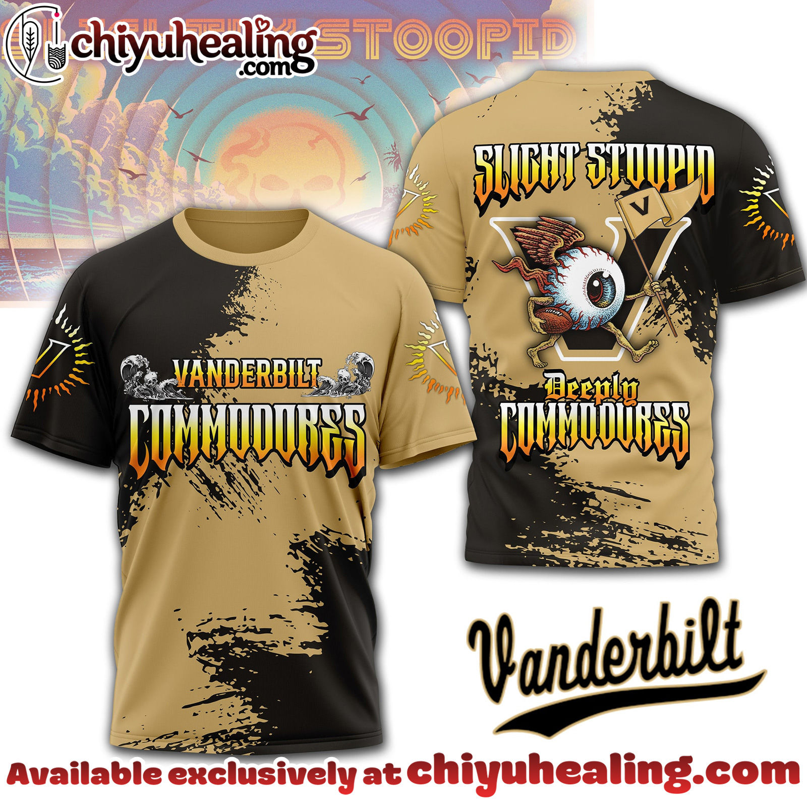 Vanderbilt Commodores Premium NCAA Slightly Stoopid 3D T-shirt, Hoodie, Sweatshirt, All Team NCAA