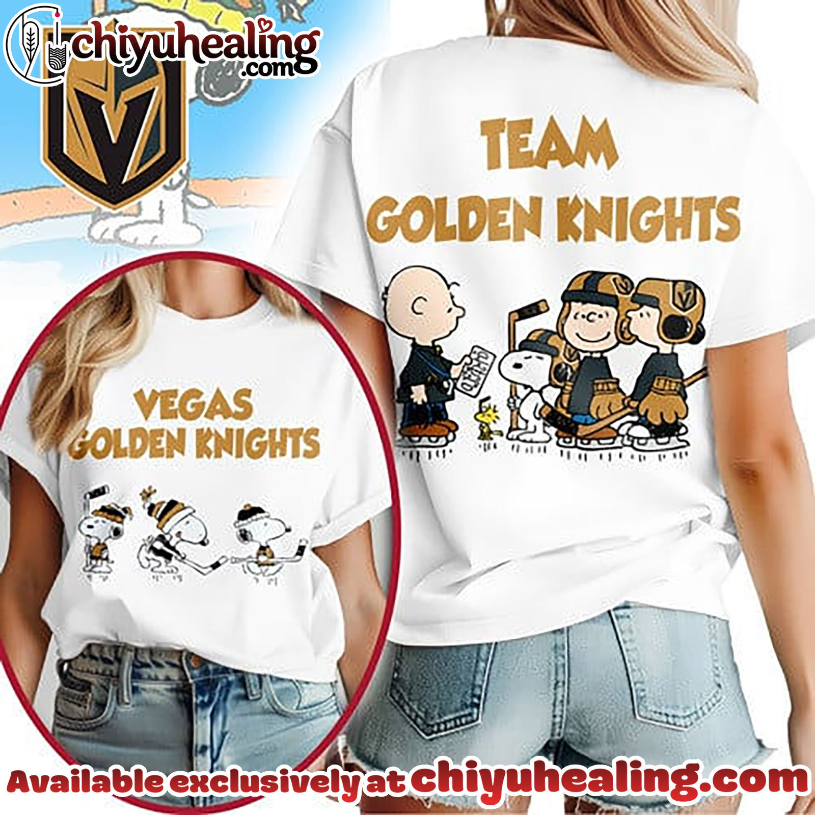 Vegas Golden Knights Premium NHL Peanut Hockey T-shirt