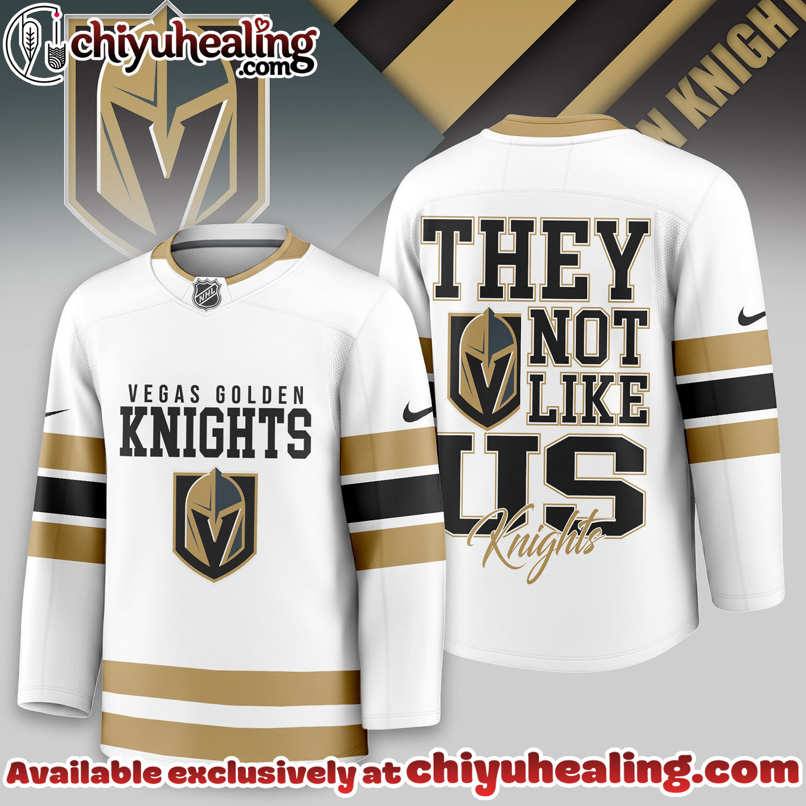 Vegas Golden Knights Premium NHL They Not Like Us Hockey Jersey