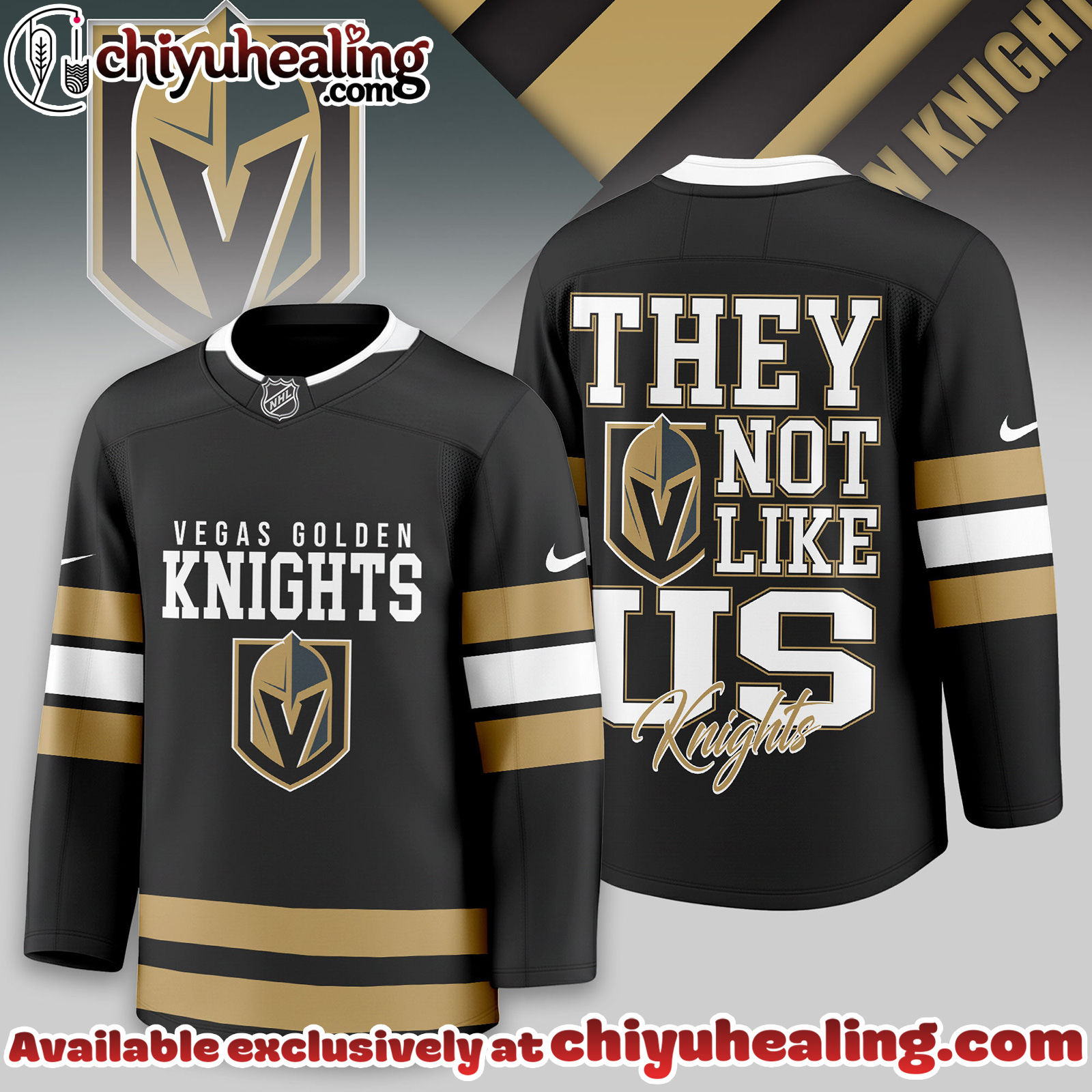 Vegas Golden Knights Premium NHL They Not Like Us Hockey Jersey - Ver 2