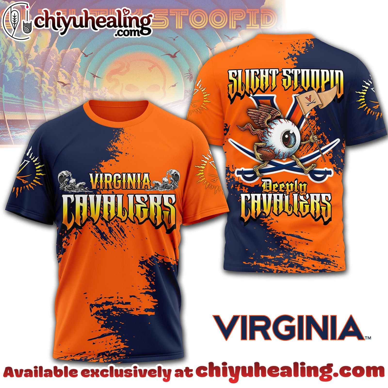 Virginia Cavaliers Premium NCAA Slightly Stoopid 3D T-shirt, Hoodie, Sweatshirt, All Team NCAA