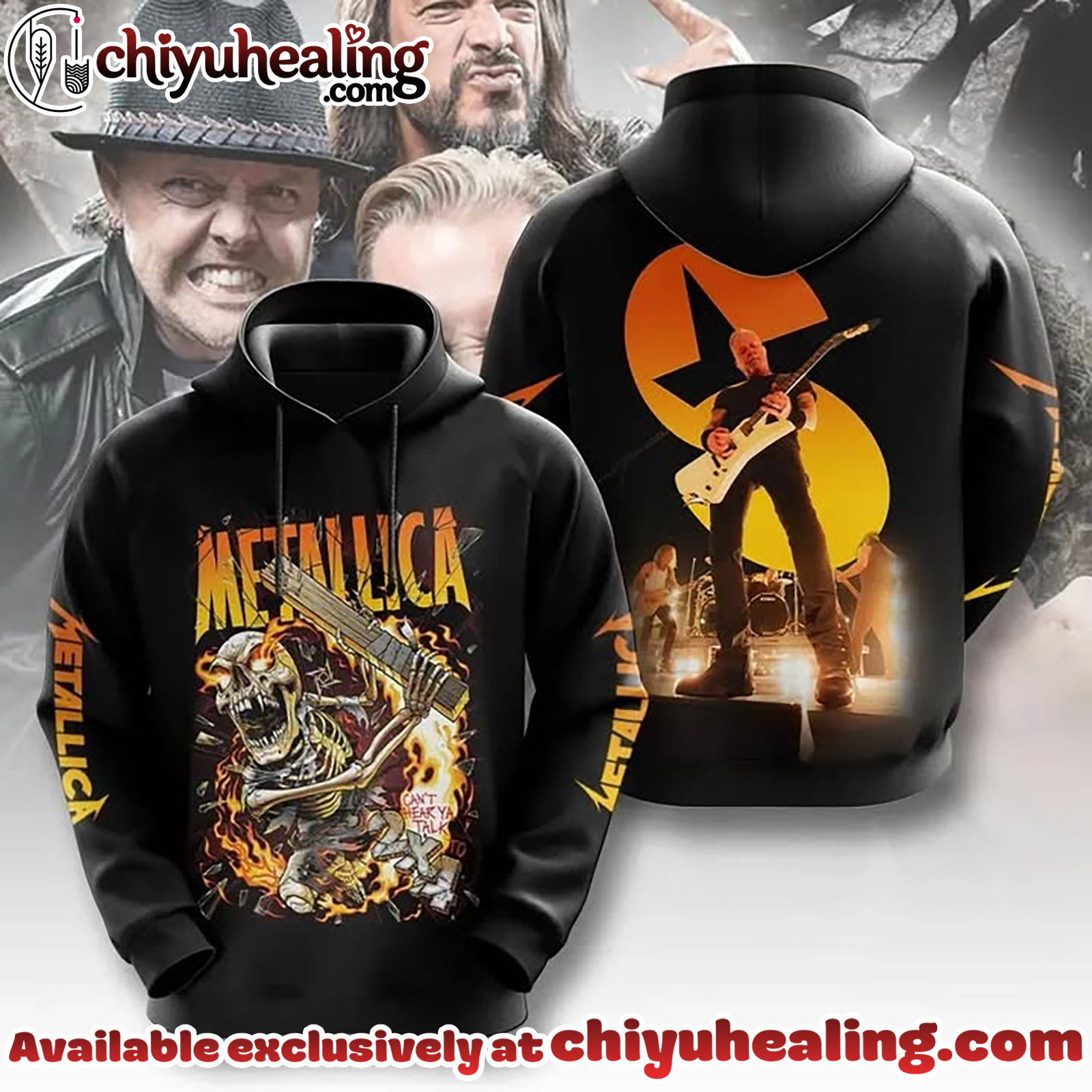We launched Metallica band-themed appare Hoodie, Sweatshirt, Shirt