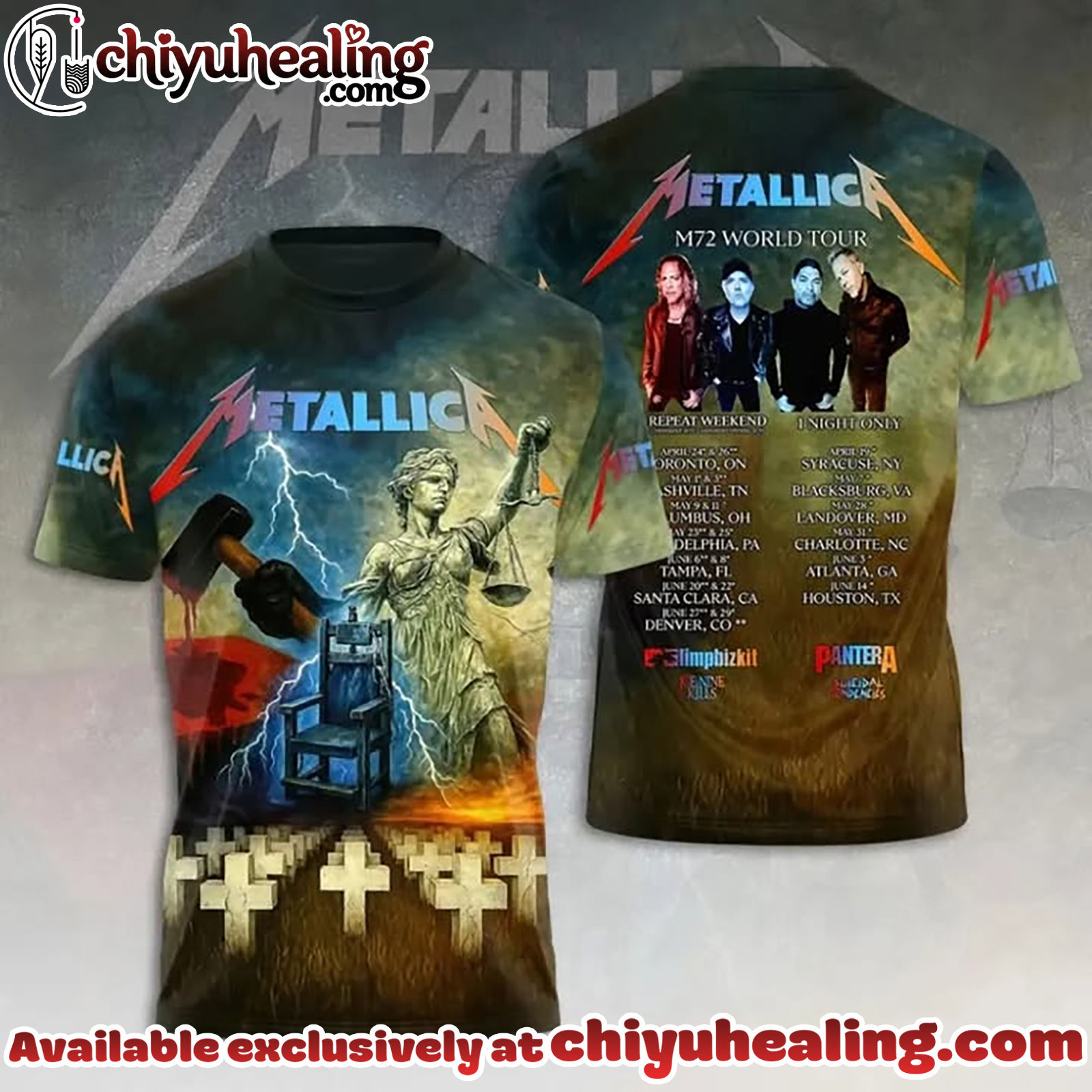 We launched Metallica band-themed apparel Tshirt, Hoodie, Sweatshirt