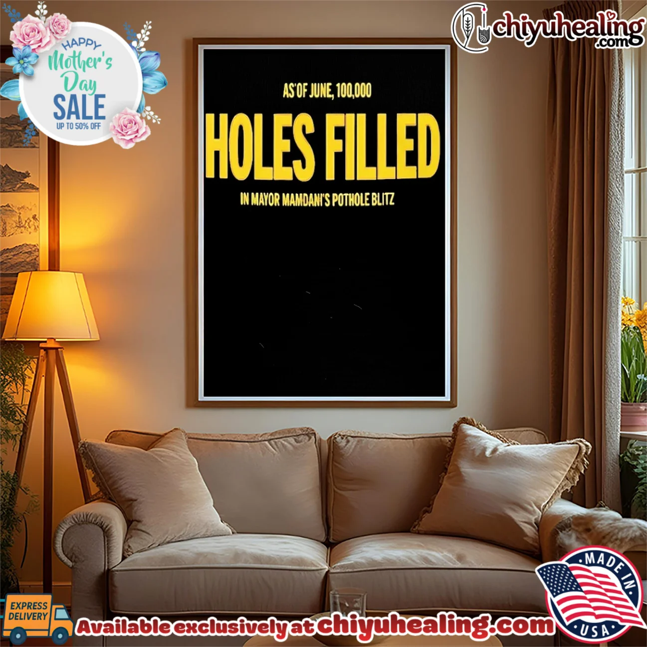100000 Holes Filled in Mayor Mamdani's Pothole Blitz shirt & hoodie 100000 Holes Filled in Mayor Mamdani's Pothole Blitz shirt & hoodie