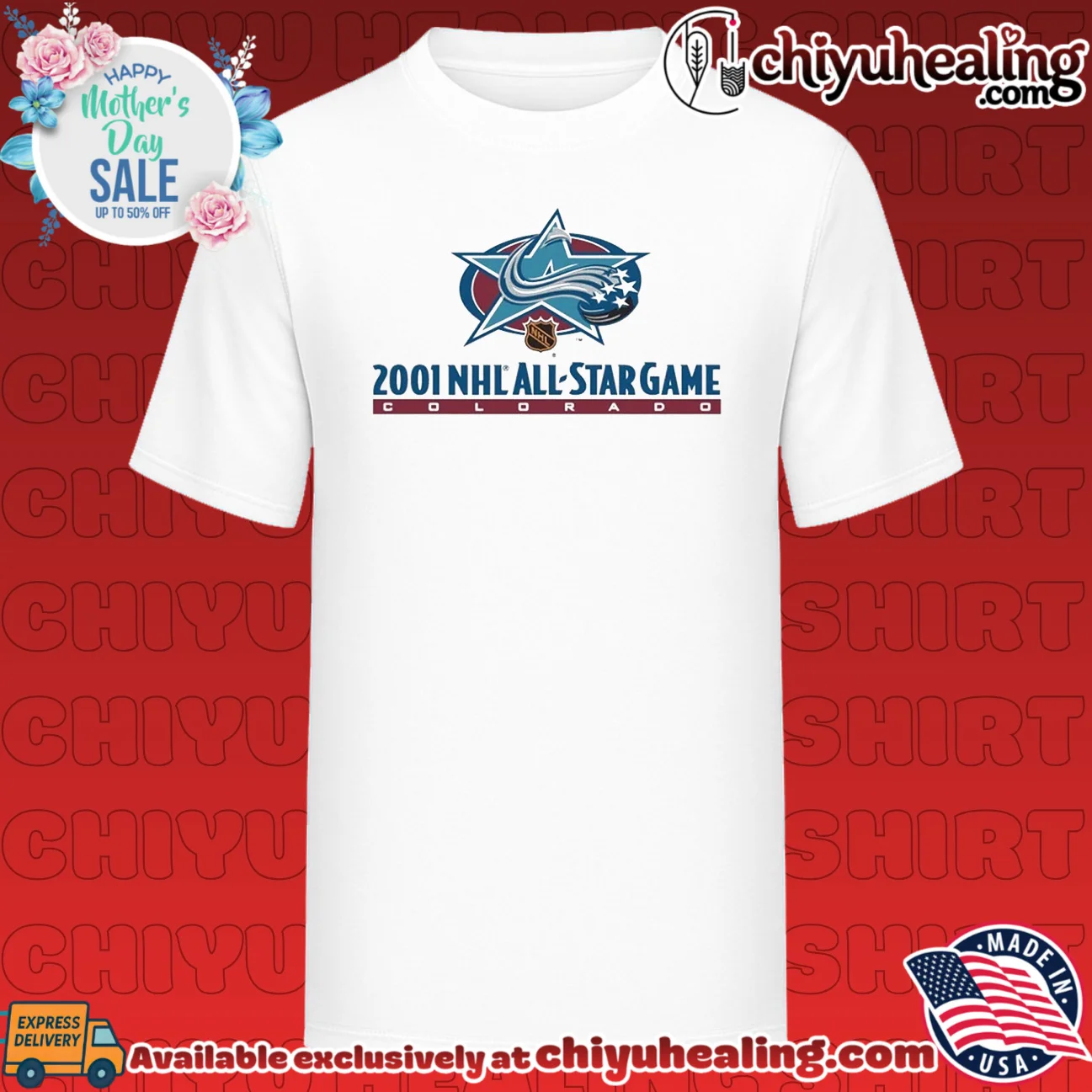2001 NHL All-star game Colorado logo
