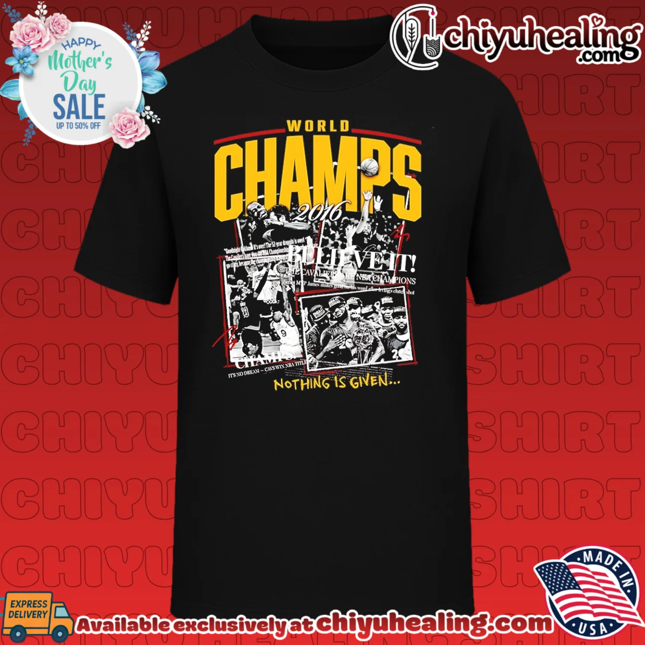 2016 Cleveland Cavaliers World Champs LeBron James Kyrie Irving Relive History