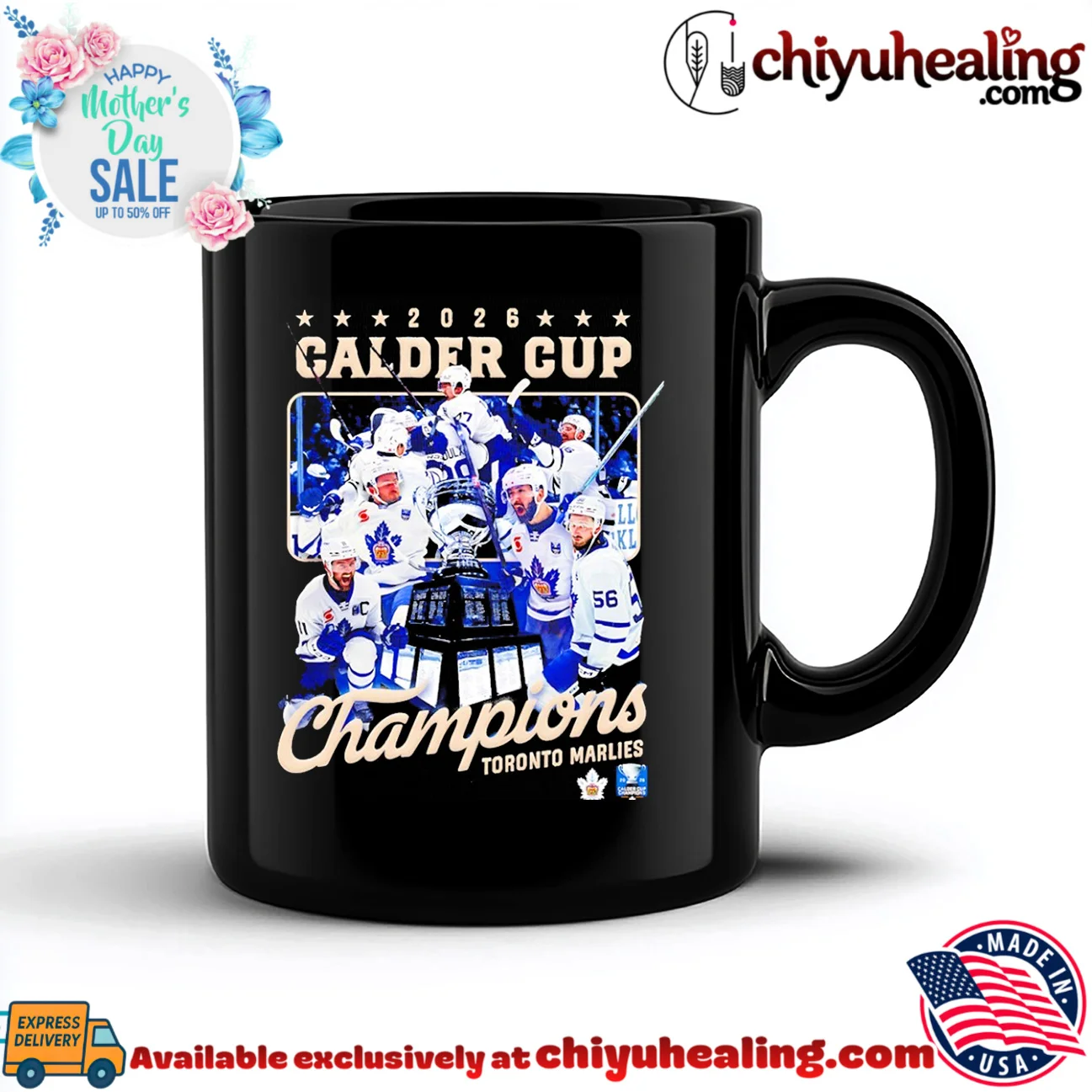 2026 Calder Cup Champions Toronto Marlies player collage shirt & hoodie 2026 Calder Cup Champions Toronto Marlies player collage