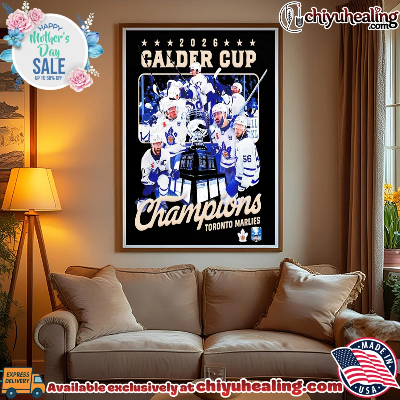 2026 Calder Cup Champions Toronto Marlies player collage shirt & hoodie 2026 Calder Cup Champions Toronto Marlies player collage