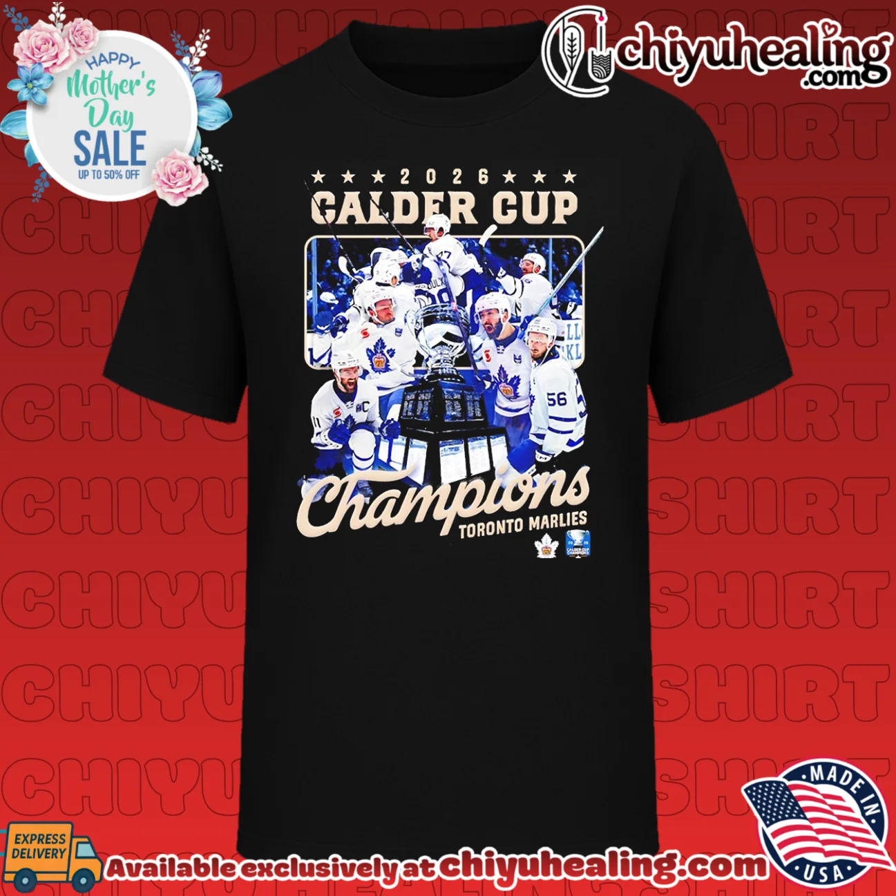 2026 Calder Cup Champions Toronto Marlies player collage