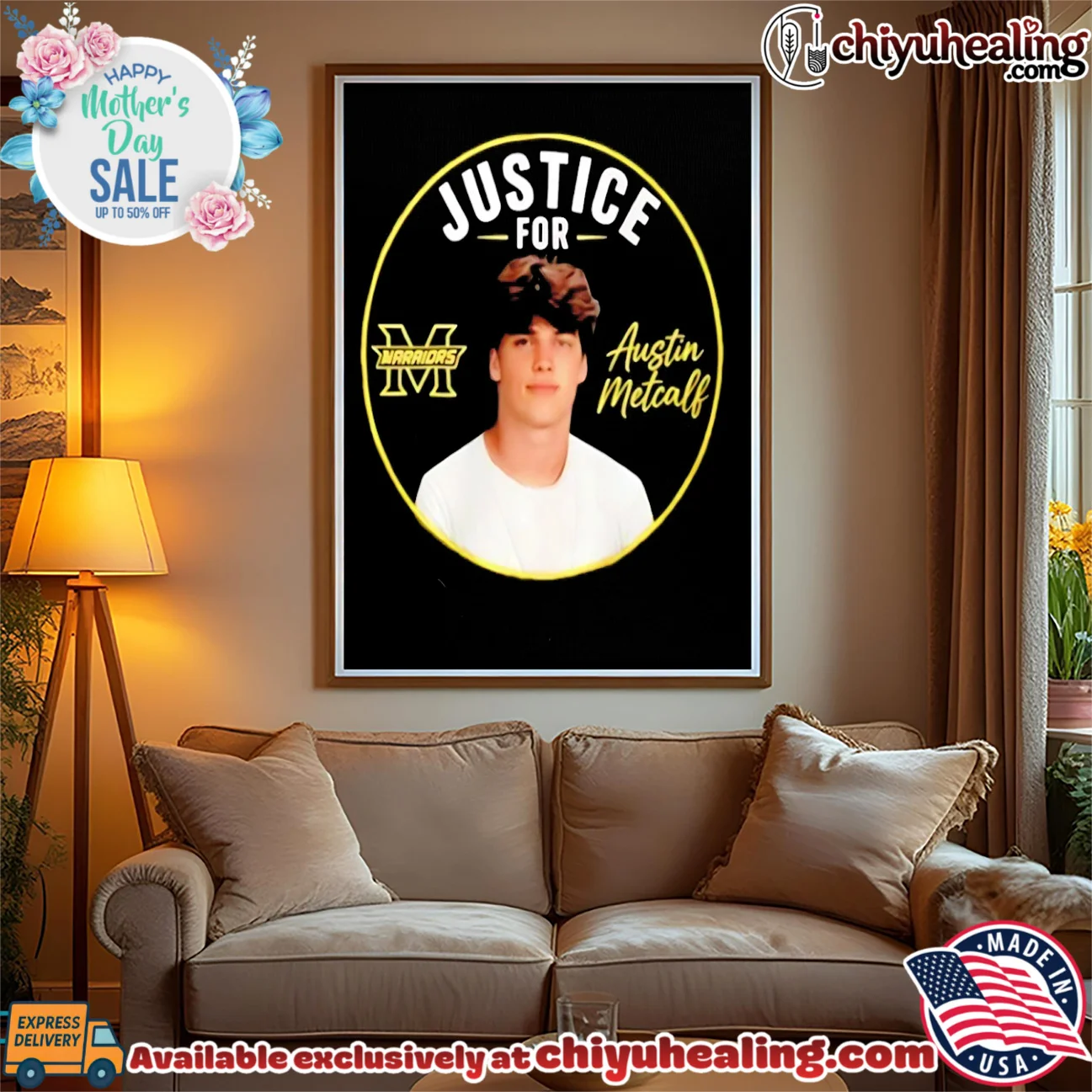 2026 Justice For Austin Metcalf retro shirt & hoodie | IP Merchandise 2026 Justice For Austin Metcalf