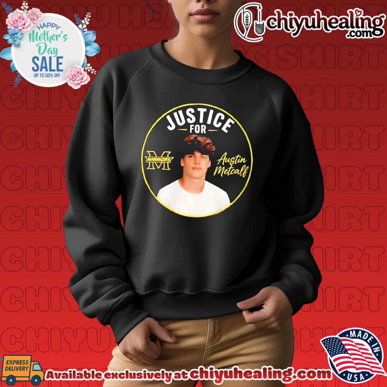 2026 Justice For Austin Metcalf retro shirt & hoodie | IP Merchandise 2026 Justice For Austin Metcalf