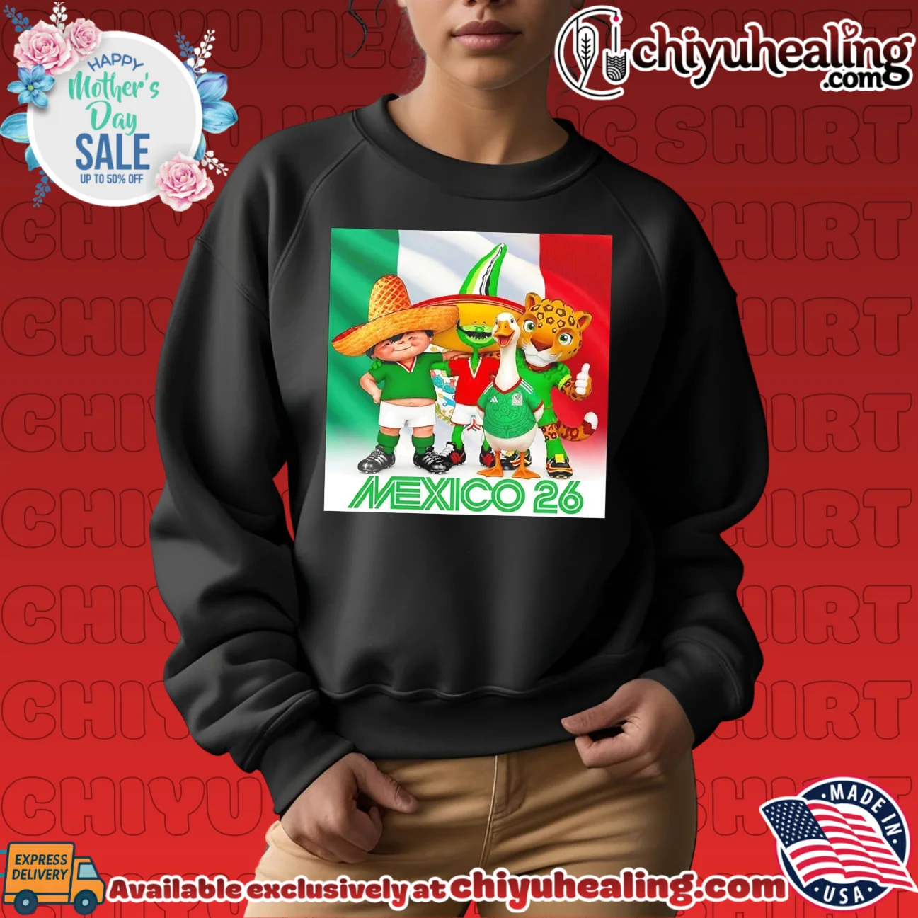 2026 Mexico World Cup mascots shirt & hoodie 2026 Mexico World Cup mascots