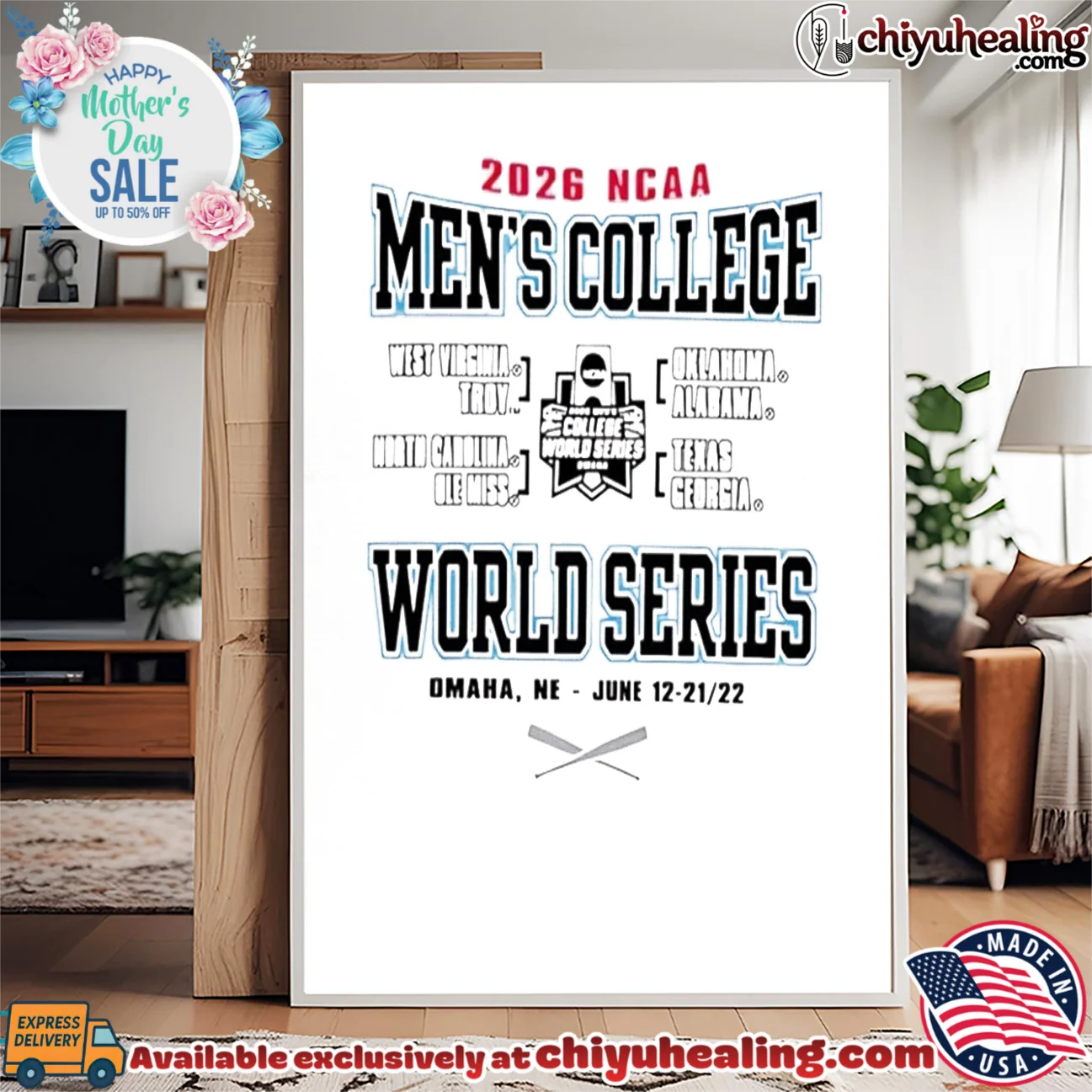 2026 NCAA Baseball Men's College World Series Champions Bracket shirt & hoodie 2026 NCAA Baseball Men's College World Series Champions Bracket shirt & hoodie