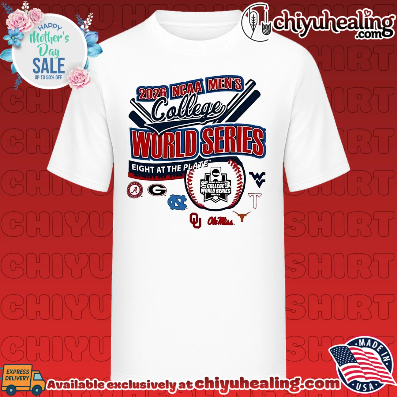 2026 NCAA Men's Baseball College World Series Eight at the plate