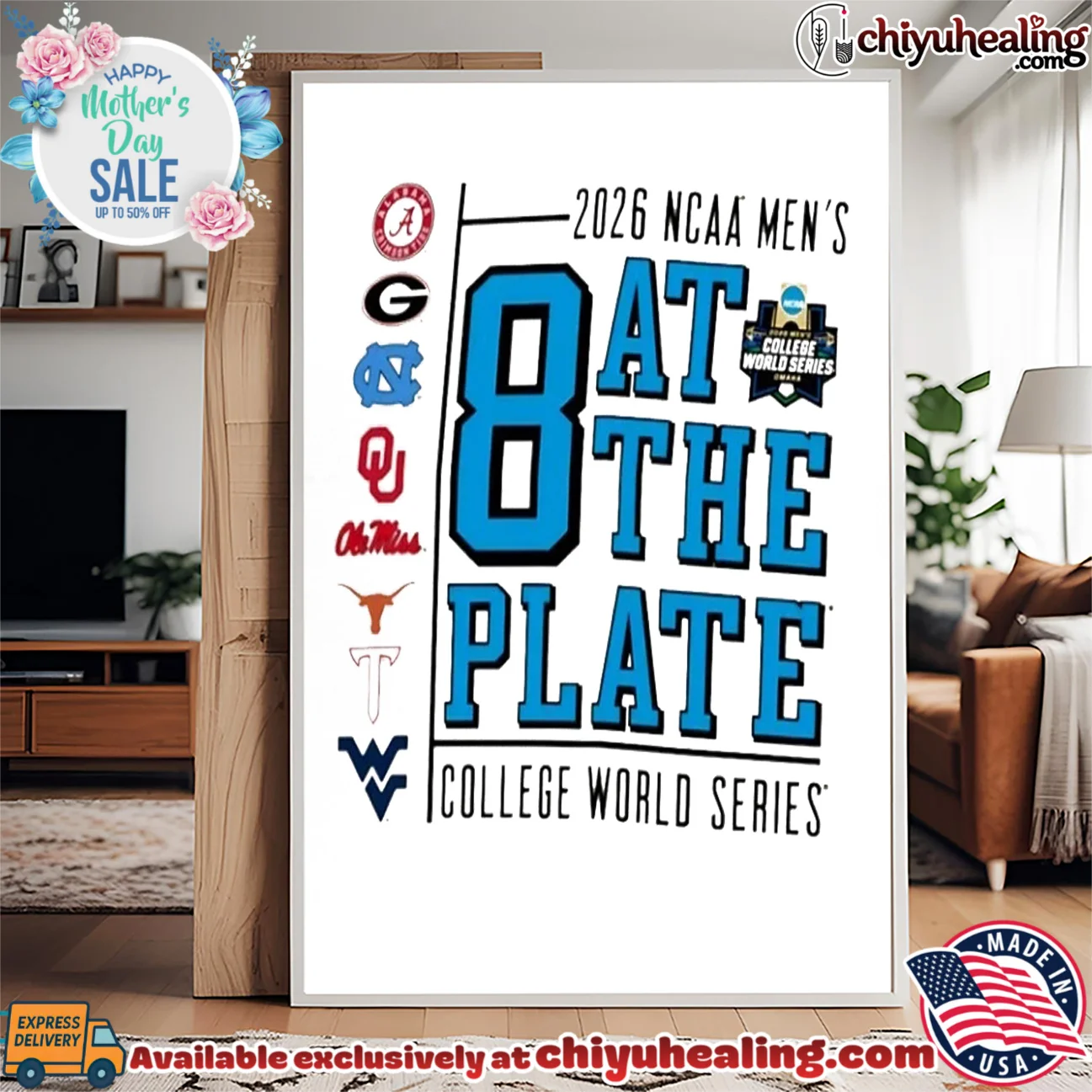 2026 NCAA Men's College World Series 8 at the plate epic shirt & hoodie | IP Merchandise 2026 NCAA Men's College World Series 8 at the plate