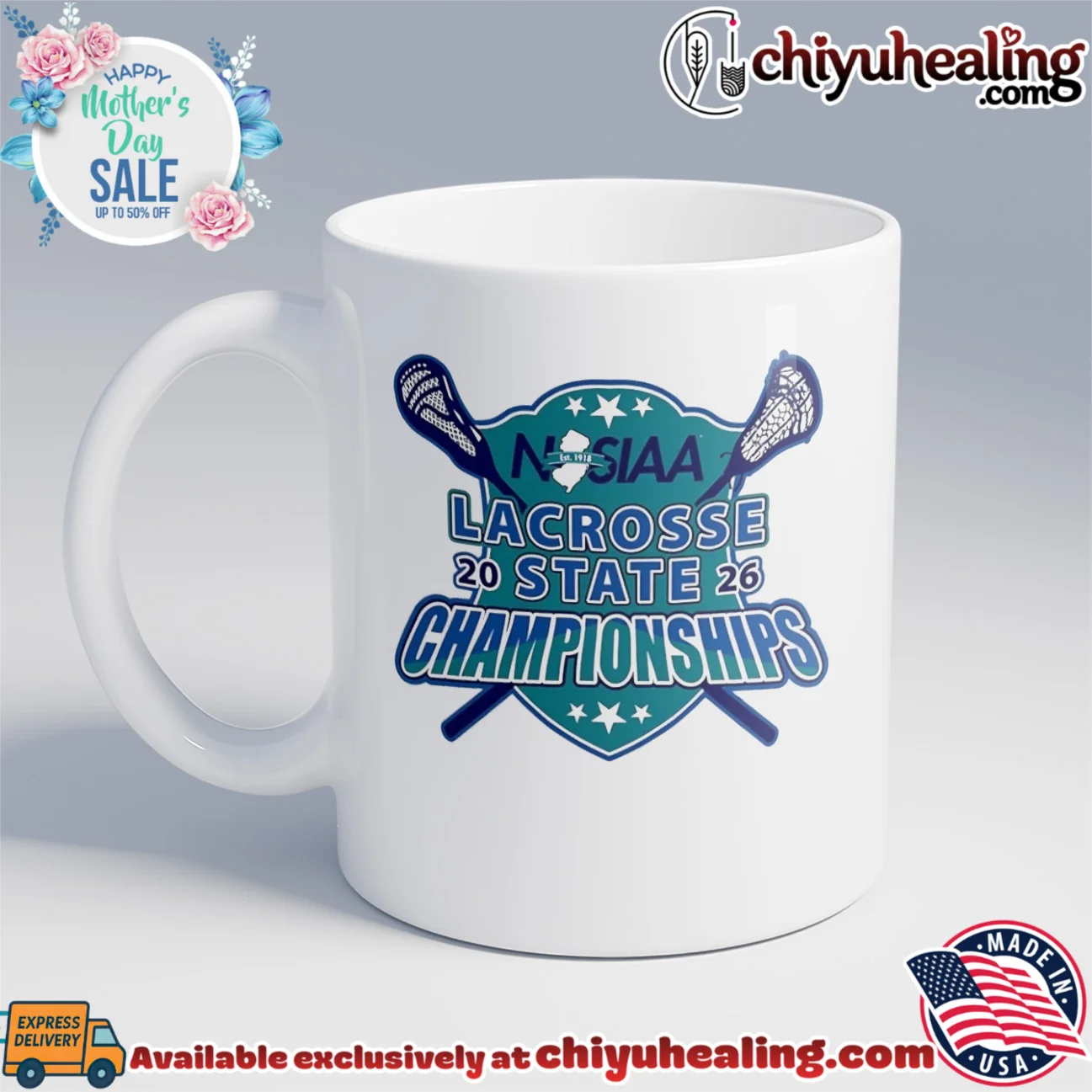 2026 New Jersey State Interscholastic Athletic Association Lacrosse State Championships logo bespoke shirt & hoodie | Aesthetic Apparel 2026 New Jersey State Interscholastic Athletic Association Lacrosse State Championships logo